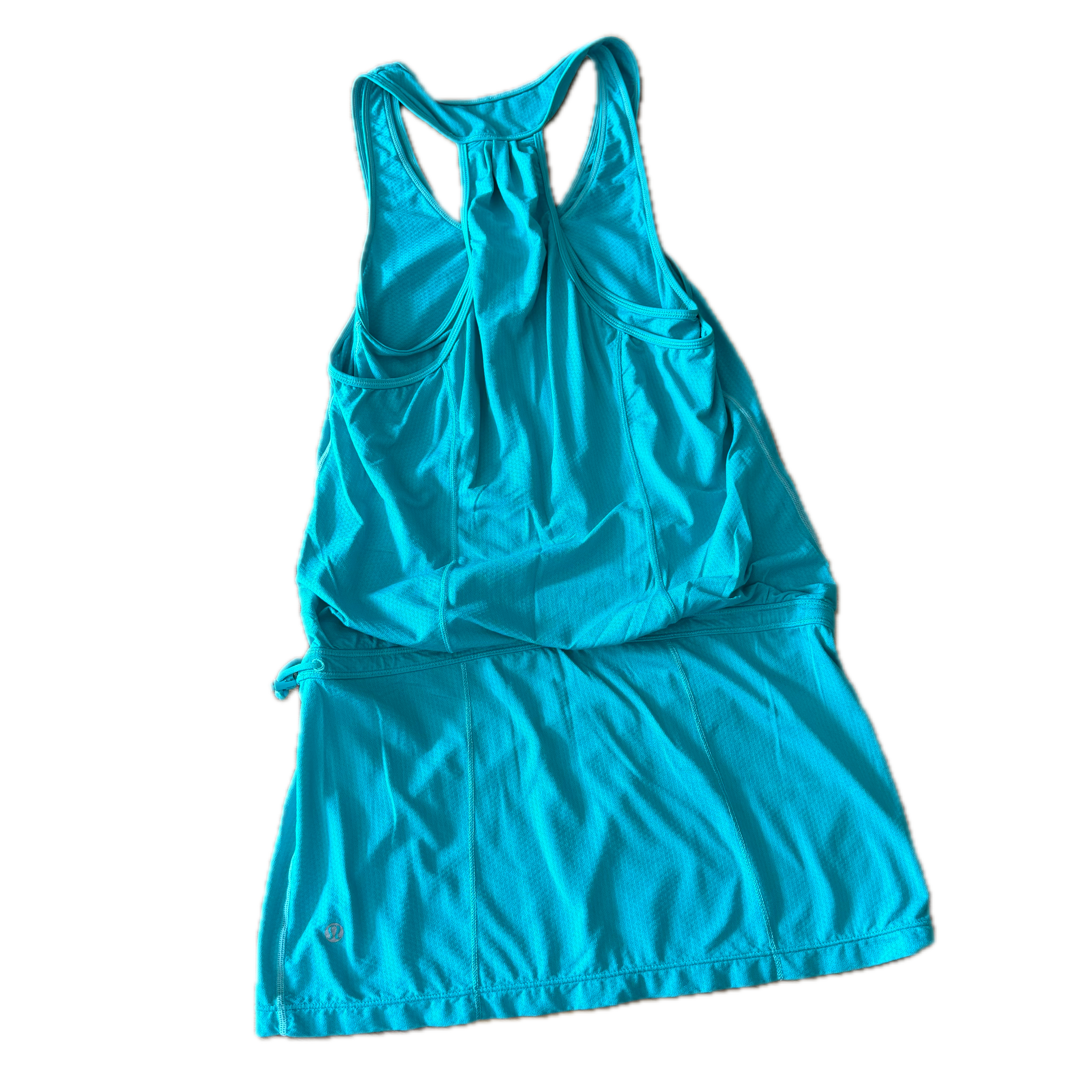 Vestido talla 6 azul aqua