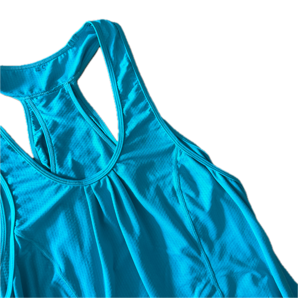 Vestido talla 6 azul aqua