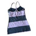 Tank top talla 6 rayas rosas y gris