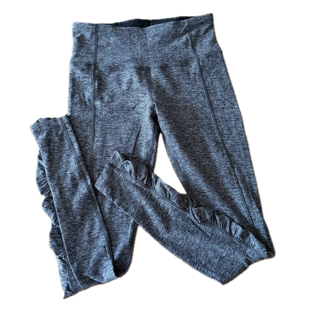 Legging talla 6 gris con olán