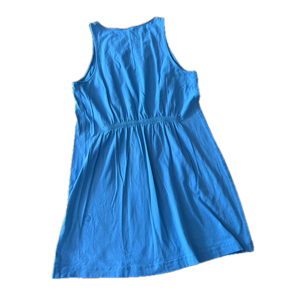 Vestido talla 8-10 azul de algodón