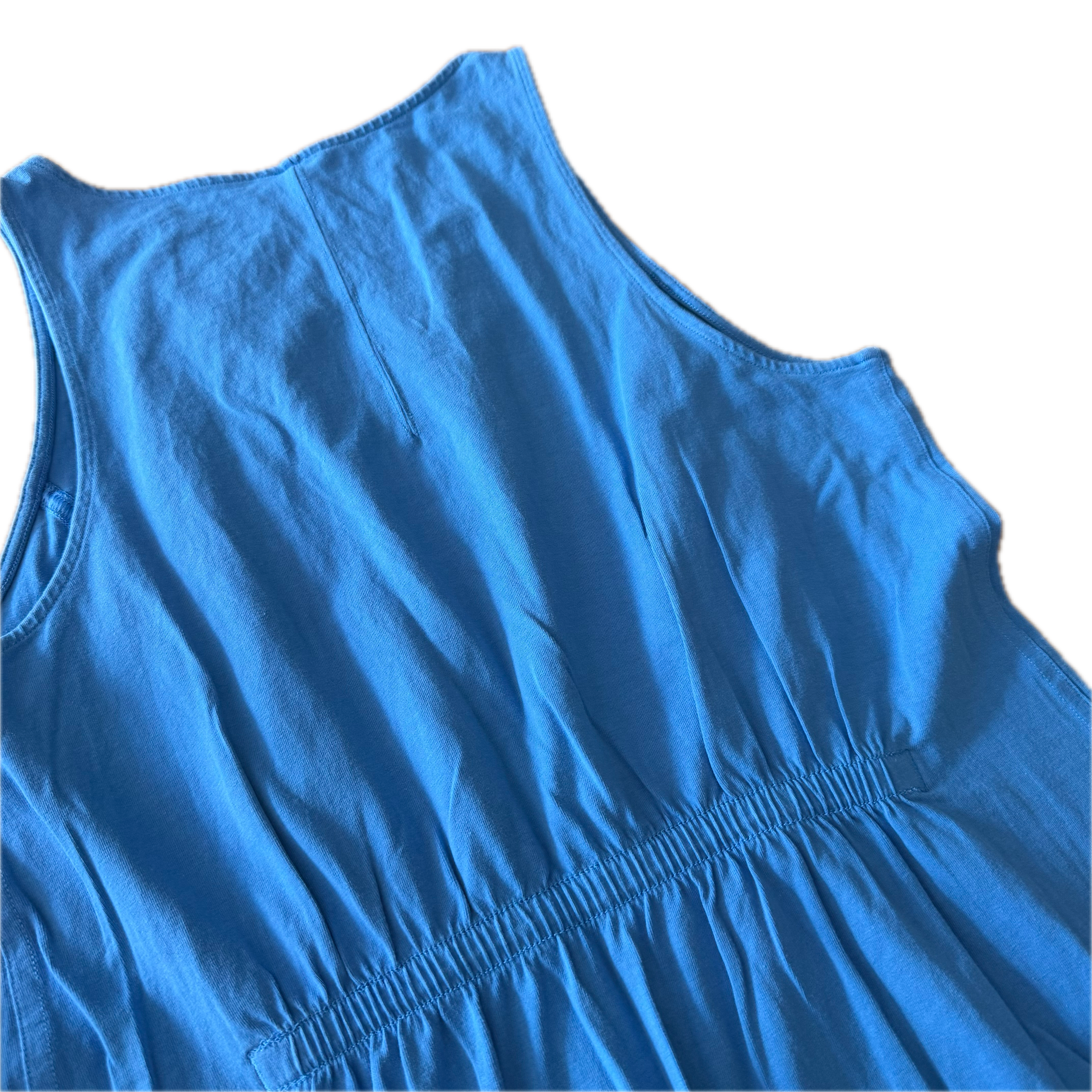 Vestido talla 8-10 azul de algodón