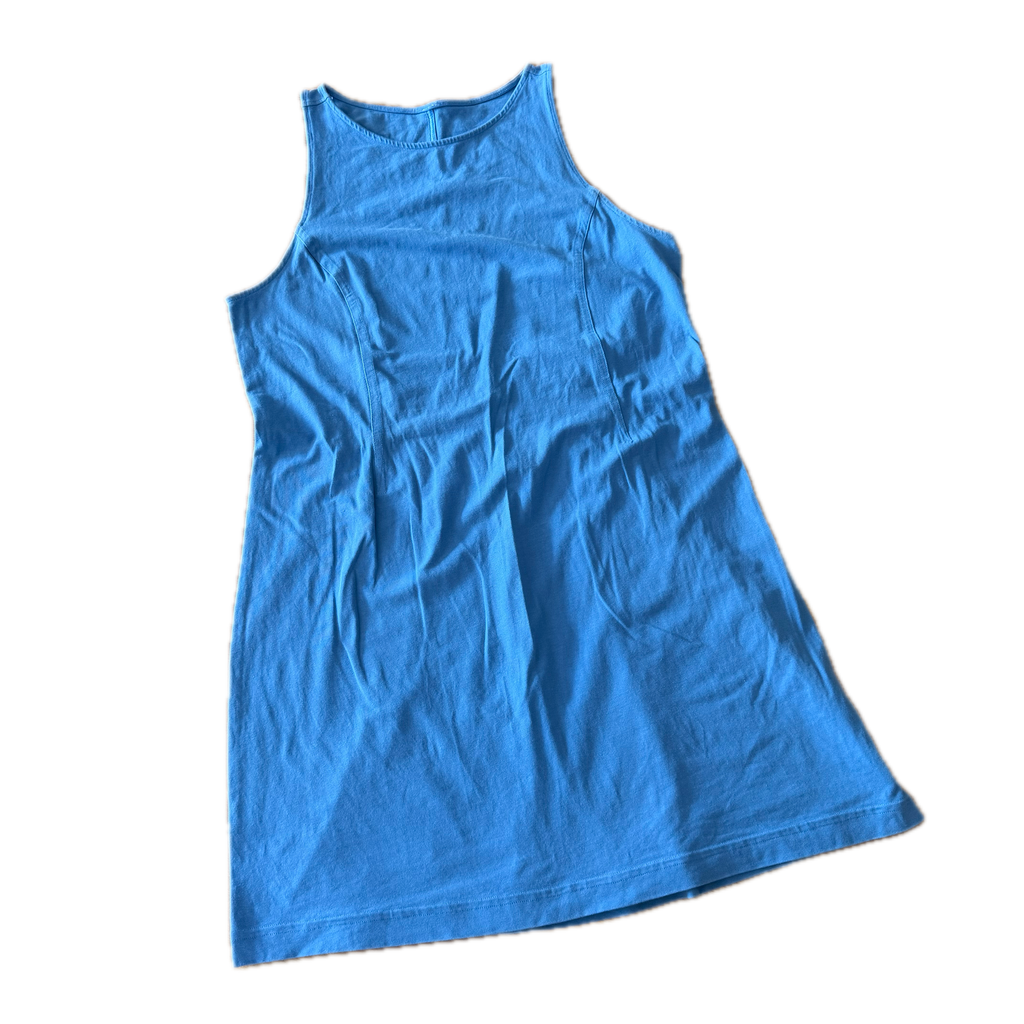 Vestido talla 8-10 azul de algodón