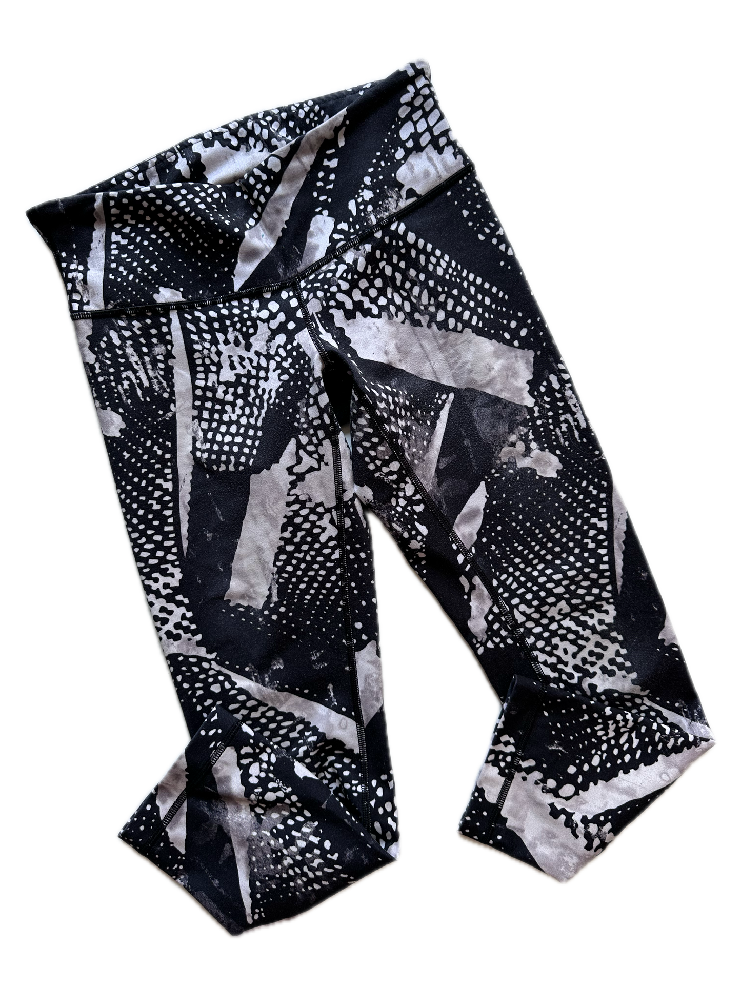 Legging 6 Lululemon negro/blanco