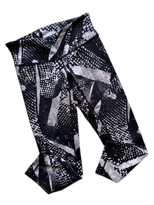 Legging 6 Lululemon negro/blanco