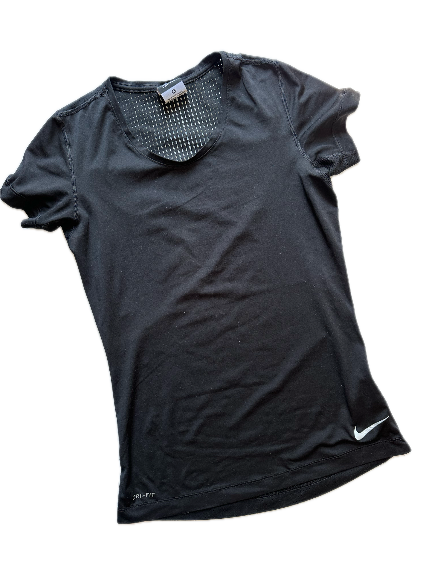 Playera S Nike negro