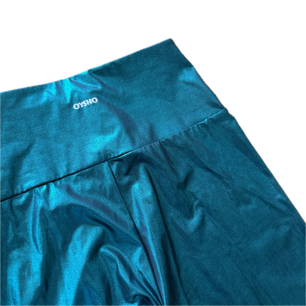 Legging talla XS azul eléctrico
