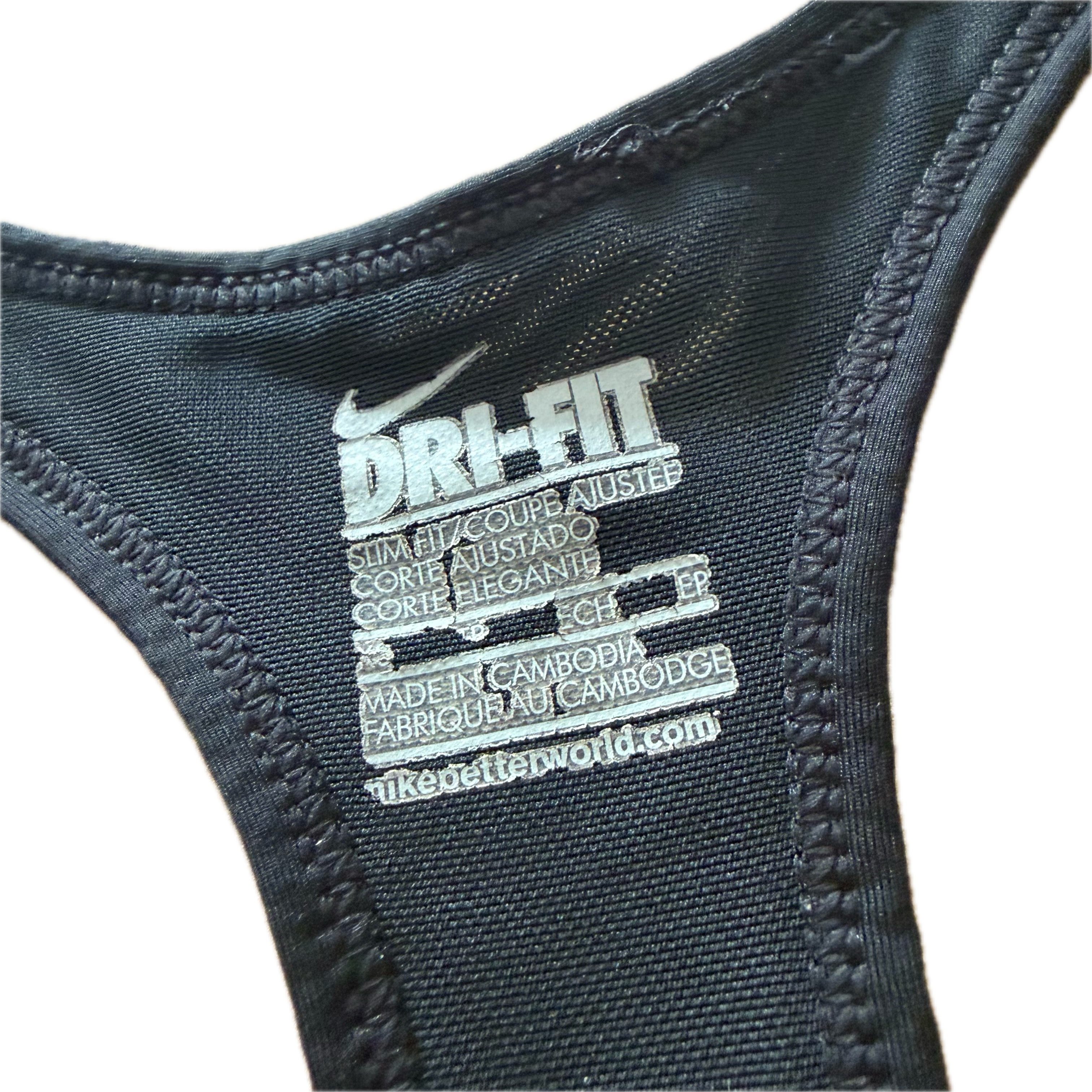 Tank talla XS negra con soporte