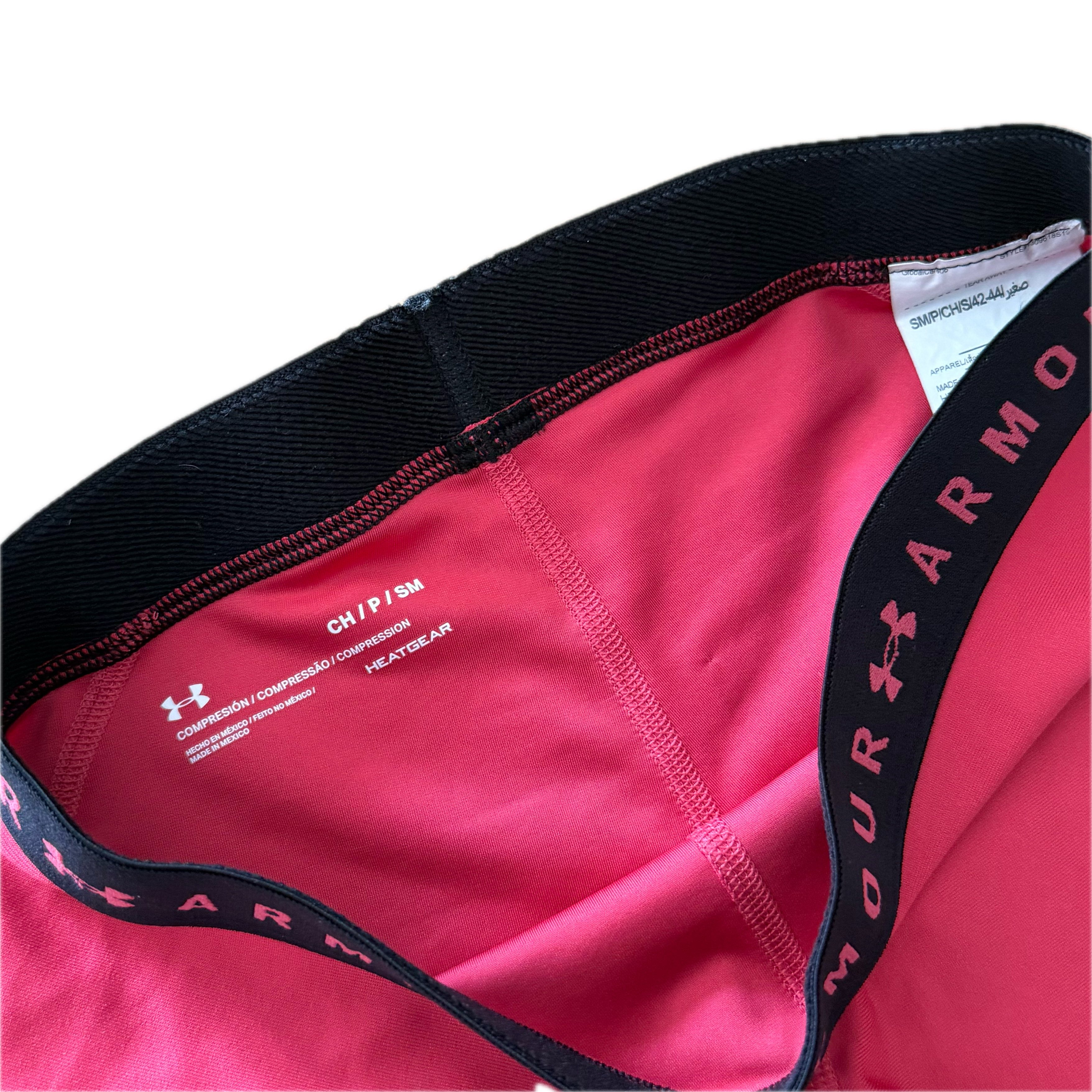 Licra talla S rosa con pretina negra