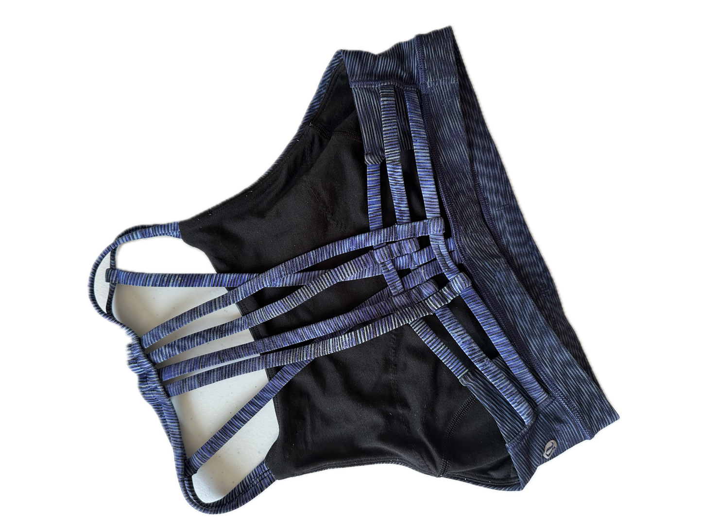 Top 2 Lululemon azul/negro