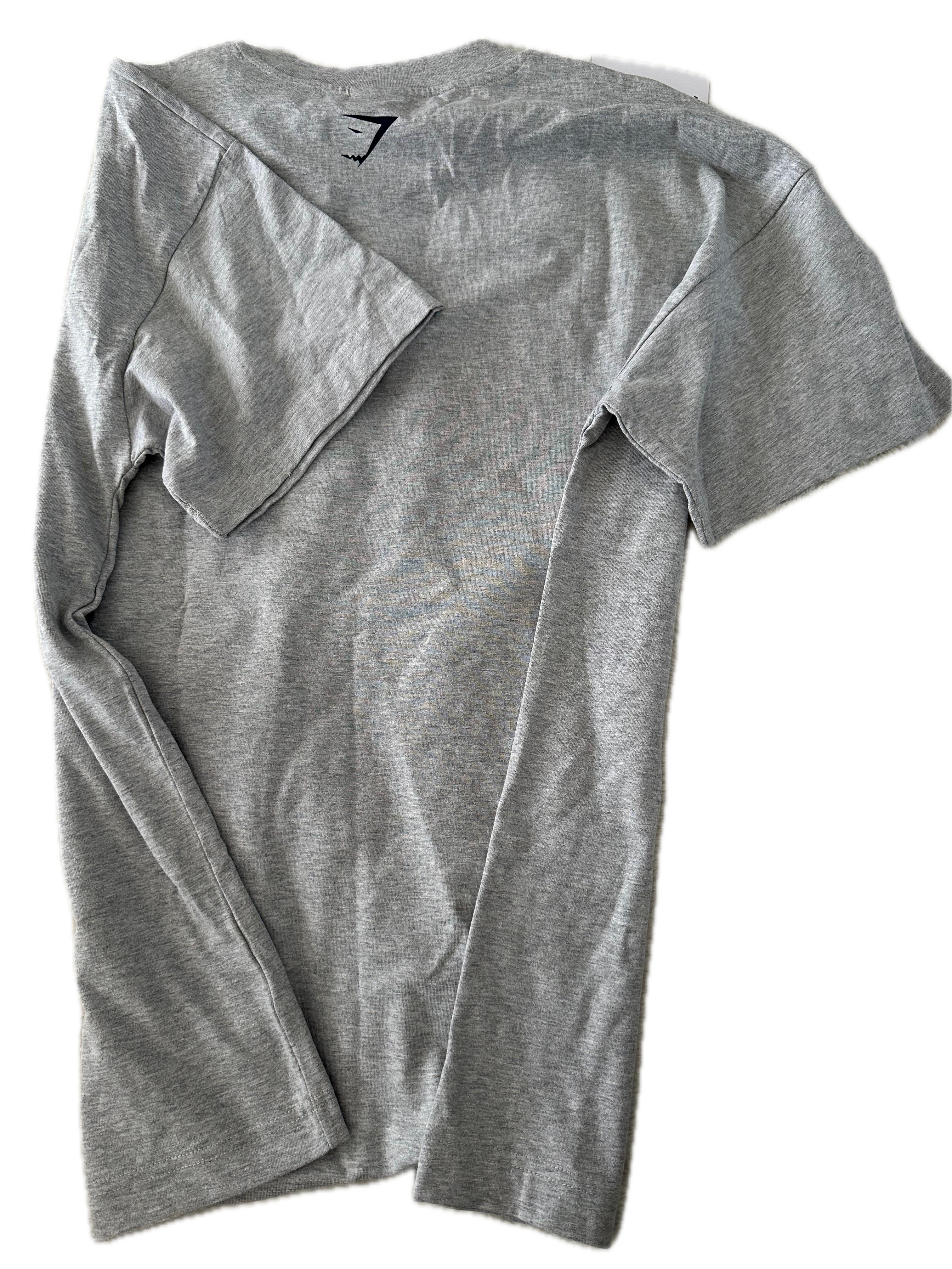 Playera GYMSHARK talla M gris