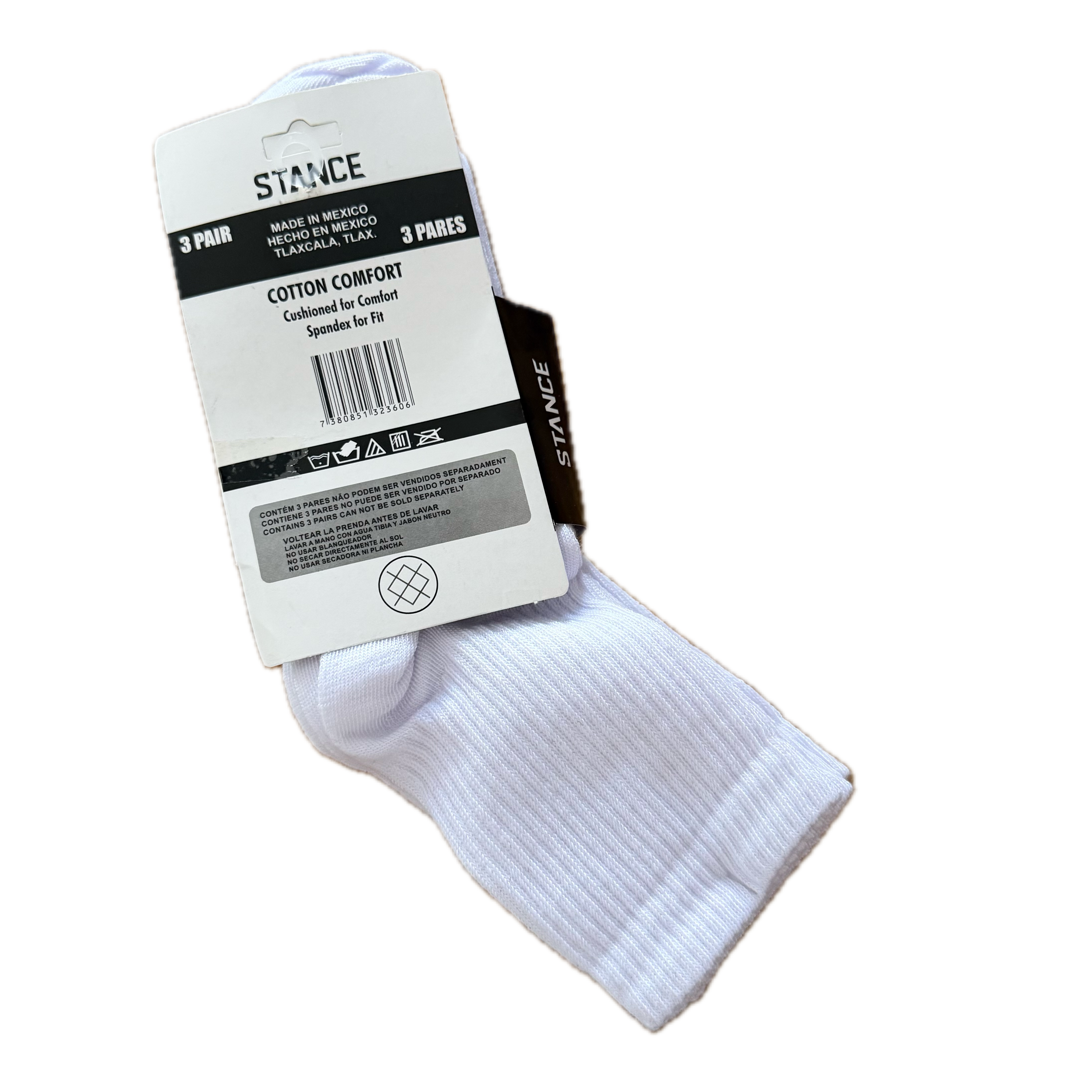 Calcetas básicas de algodón unitalla