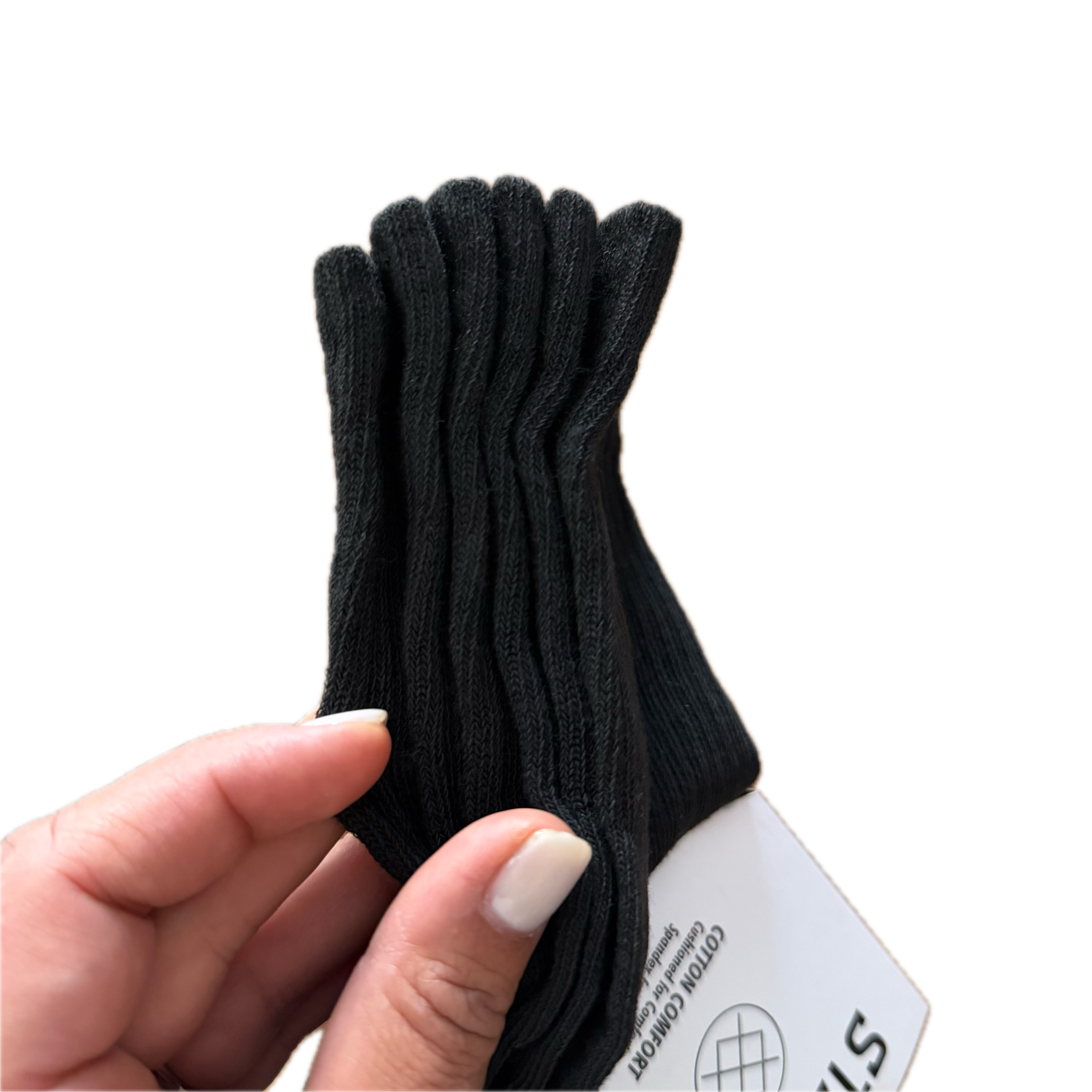 Calcetas básicas de algodón unitalla