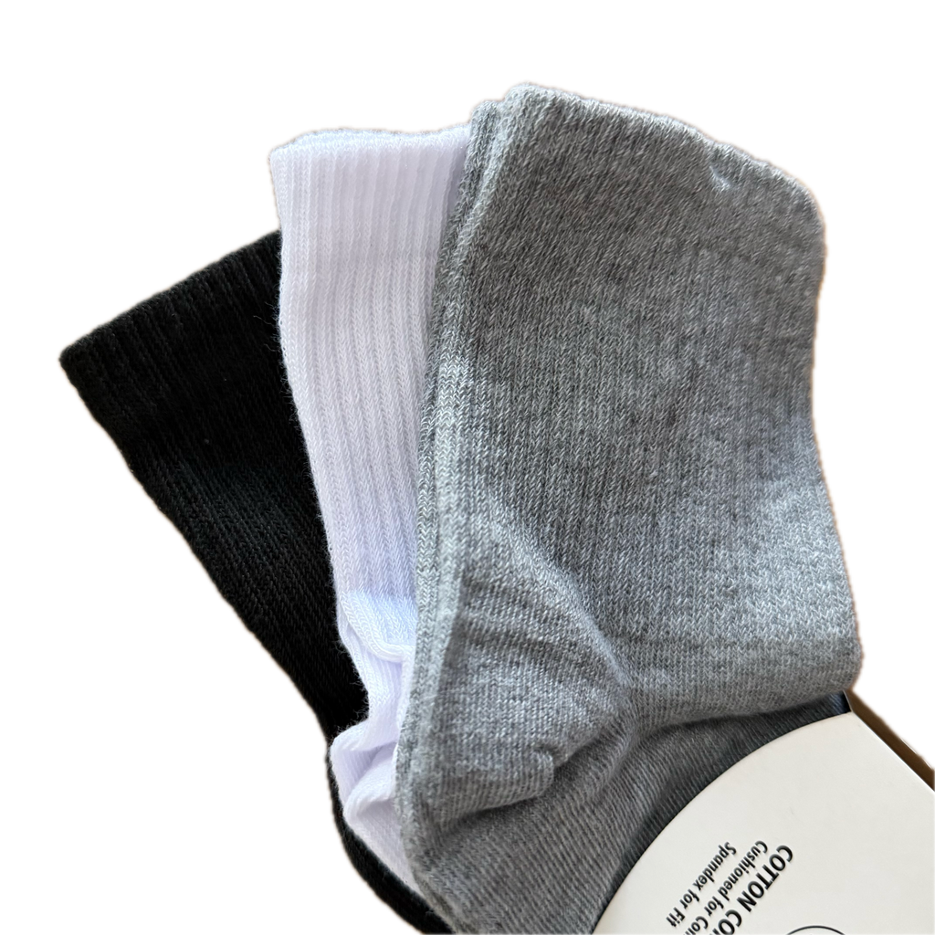 Calcetas básicas de algodón unitalla