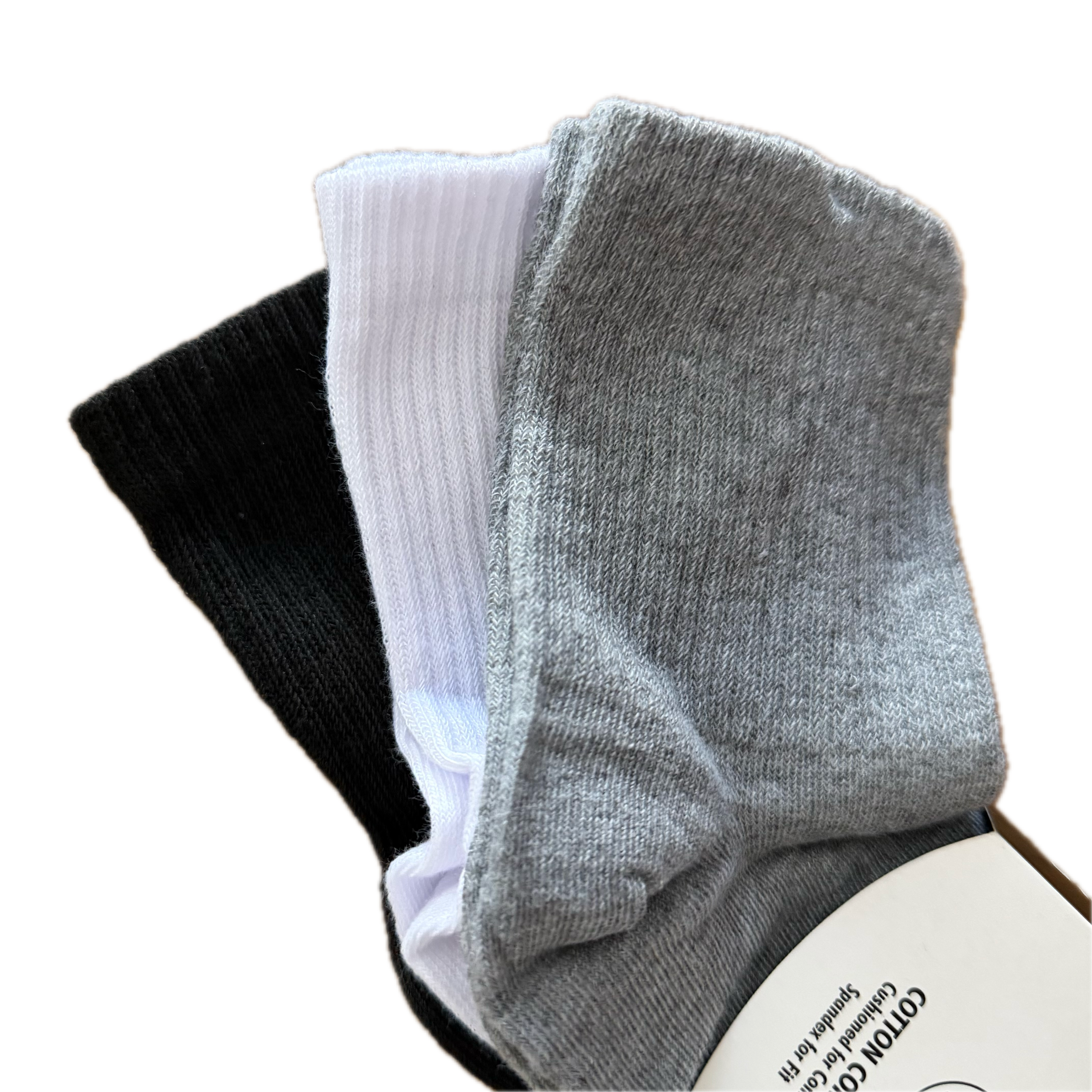 Calcetas básicas de algodón unitalla