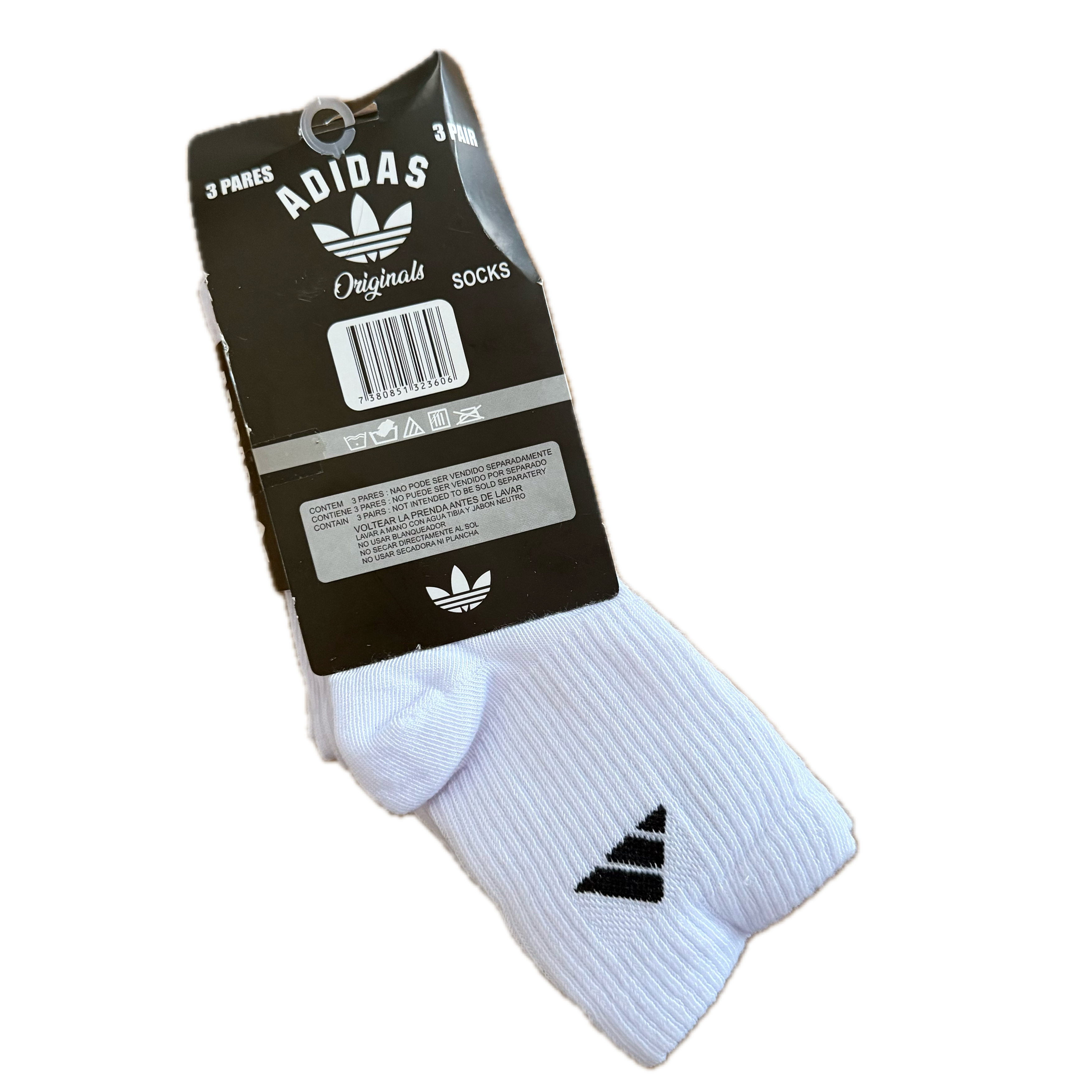 Calcetas ADIDAS dupe unitalla de algodón