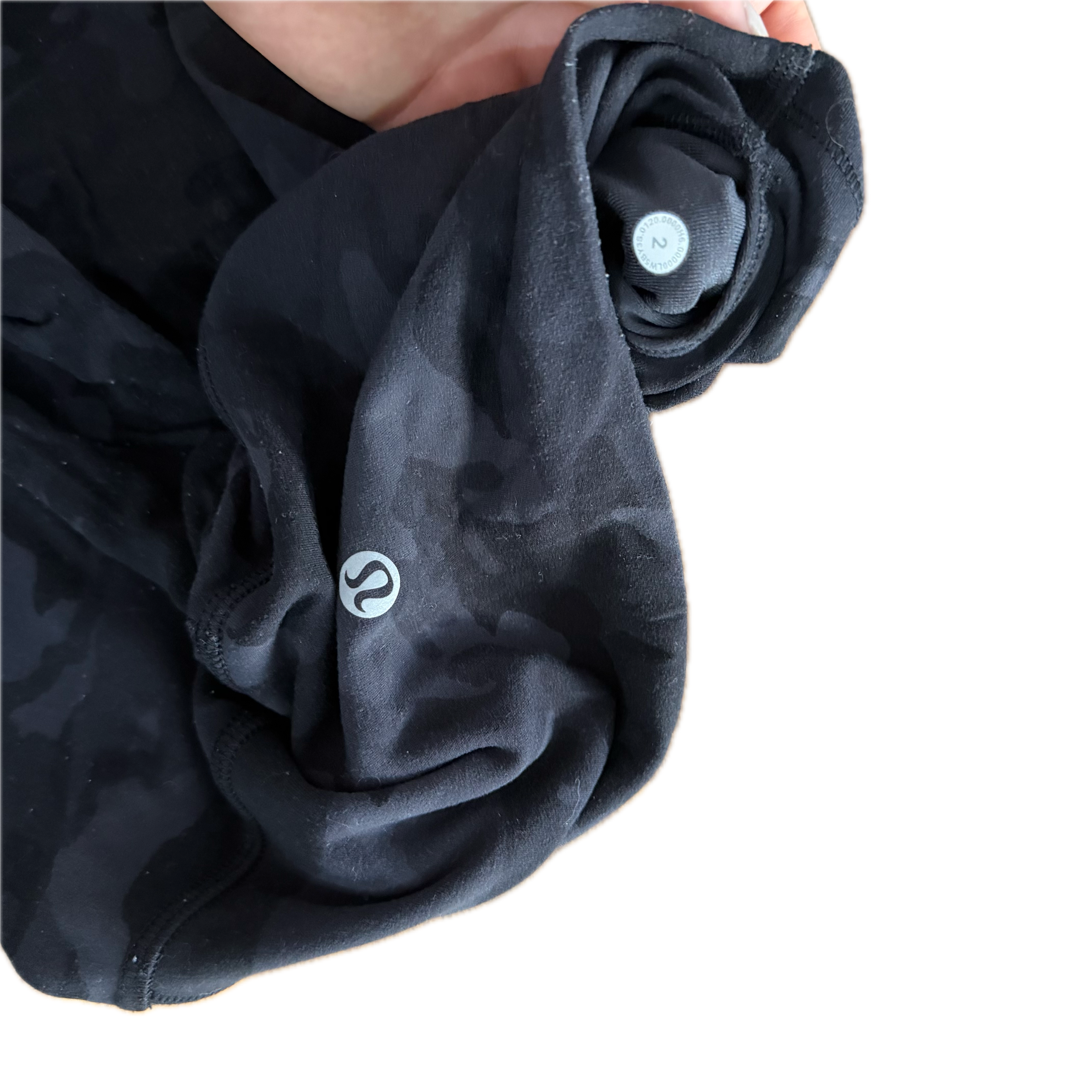 Legging Lululemon talla 2XS camo negro/gris