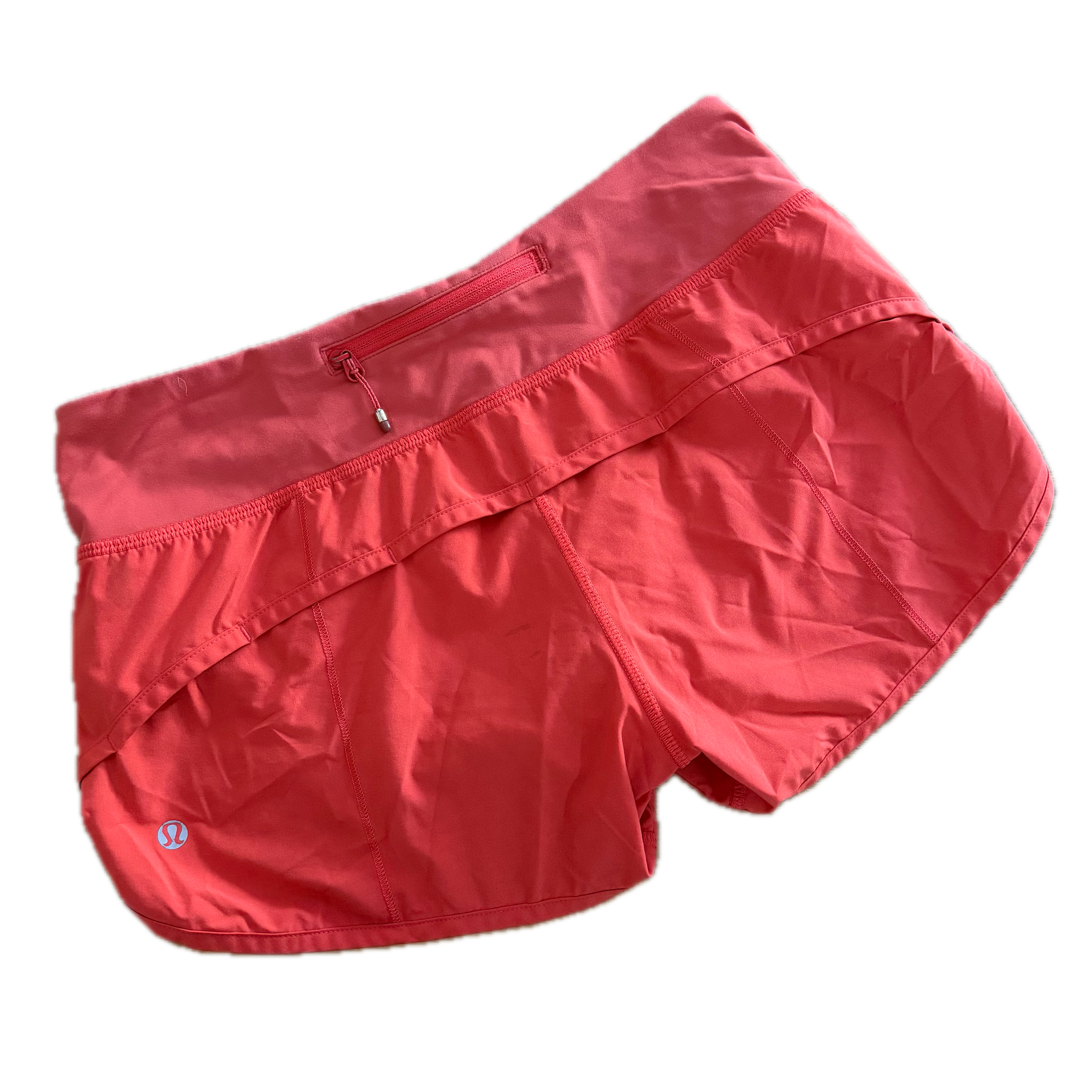 Short Lululemon talla 4 color rojo tela Luxtreme™