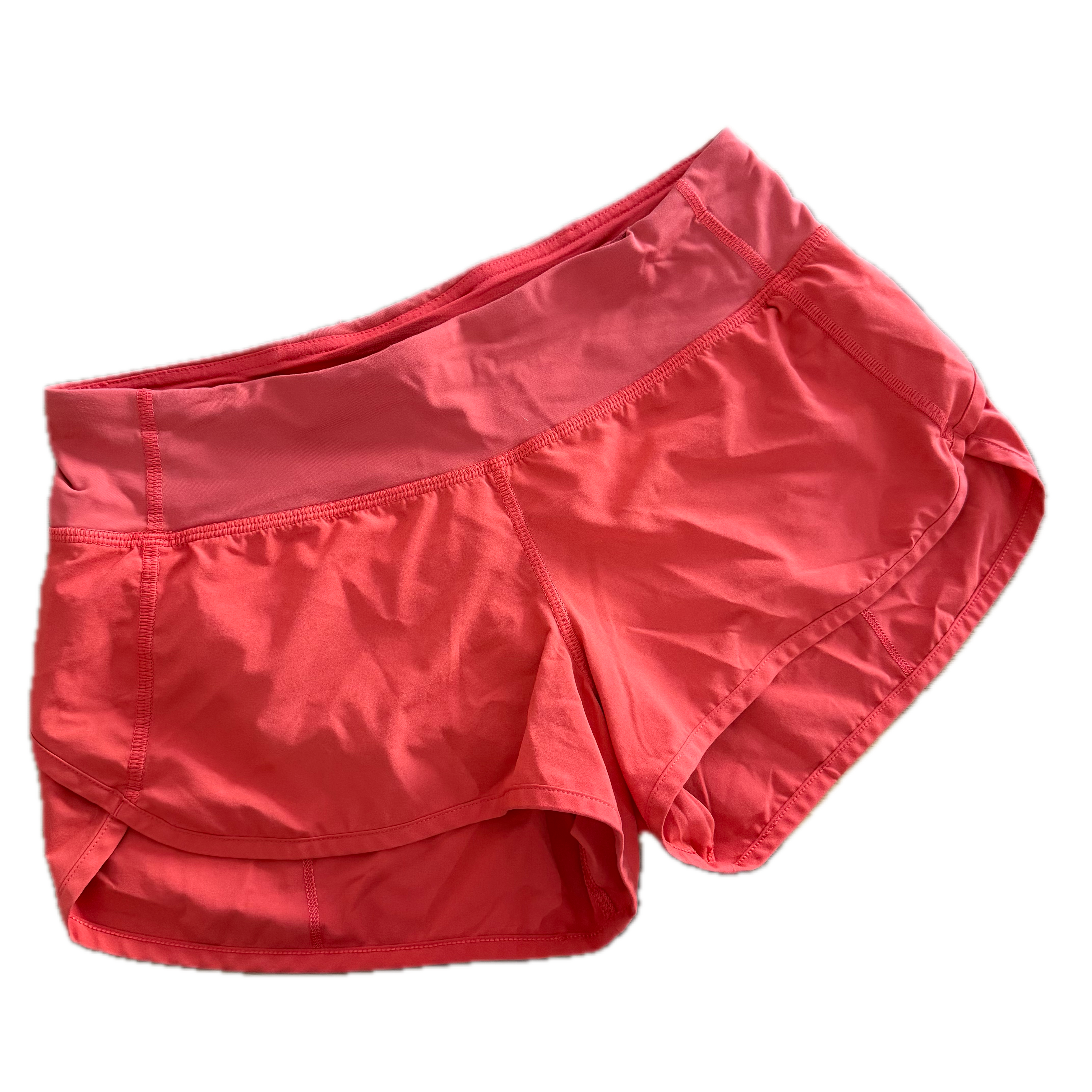 Short Lululemon talla 4 color rojo tela Luxtreme™