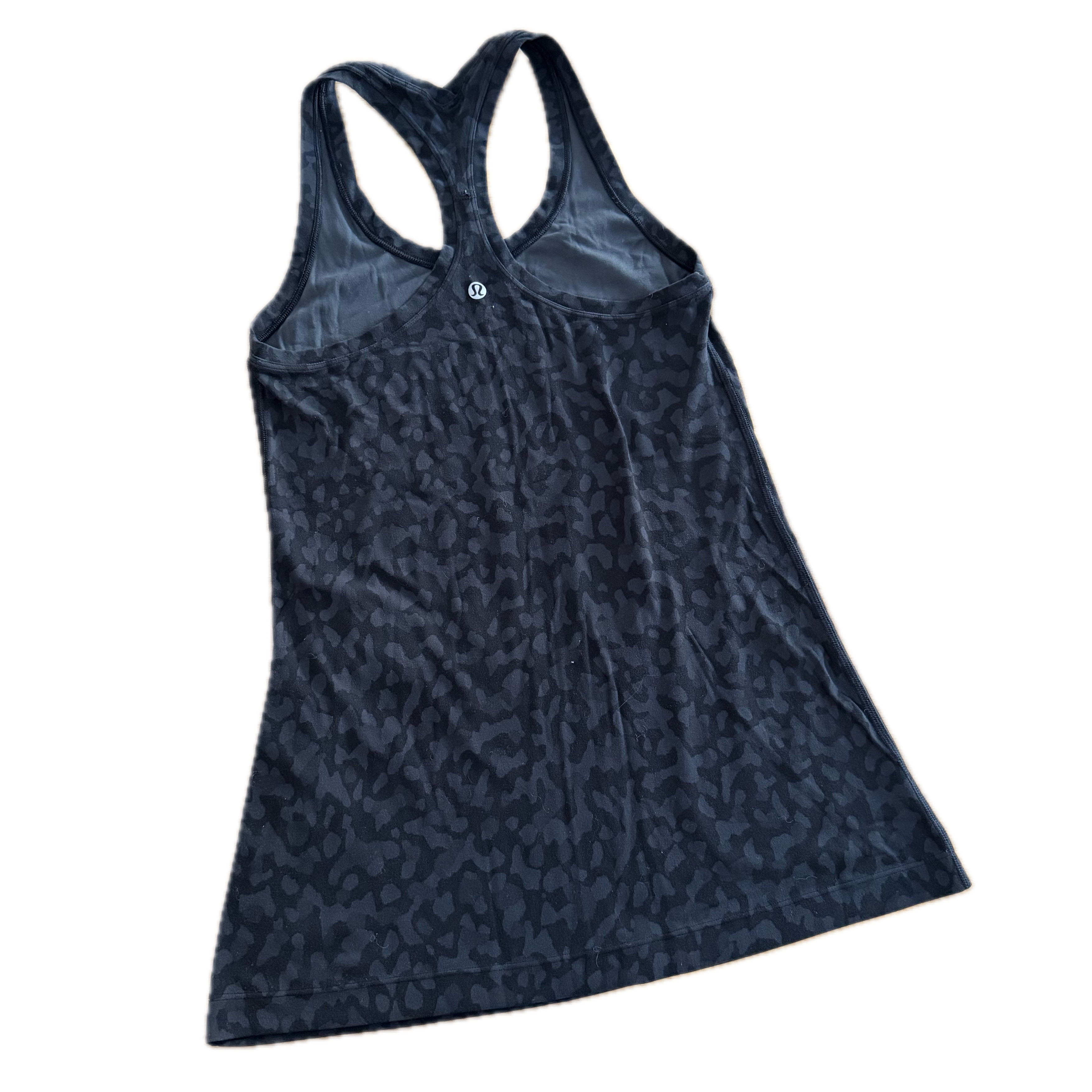 Tank Lululemon talla 4 color camo negro tela Nulu™