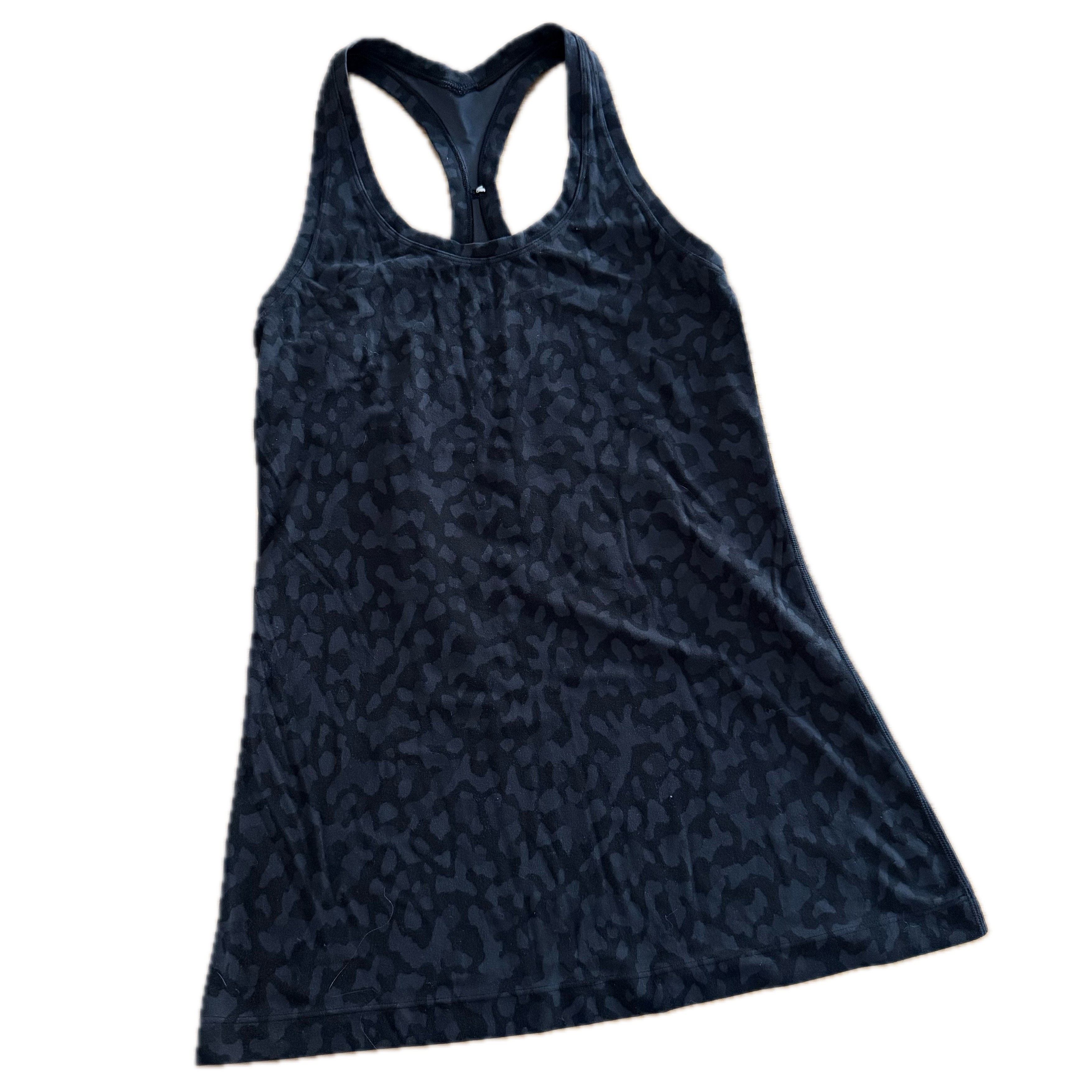Tank Lululemon talla 4 color camo negro tela Nulu™