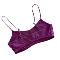 Bralette ALO talla CH color vino tela mesh