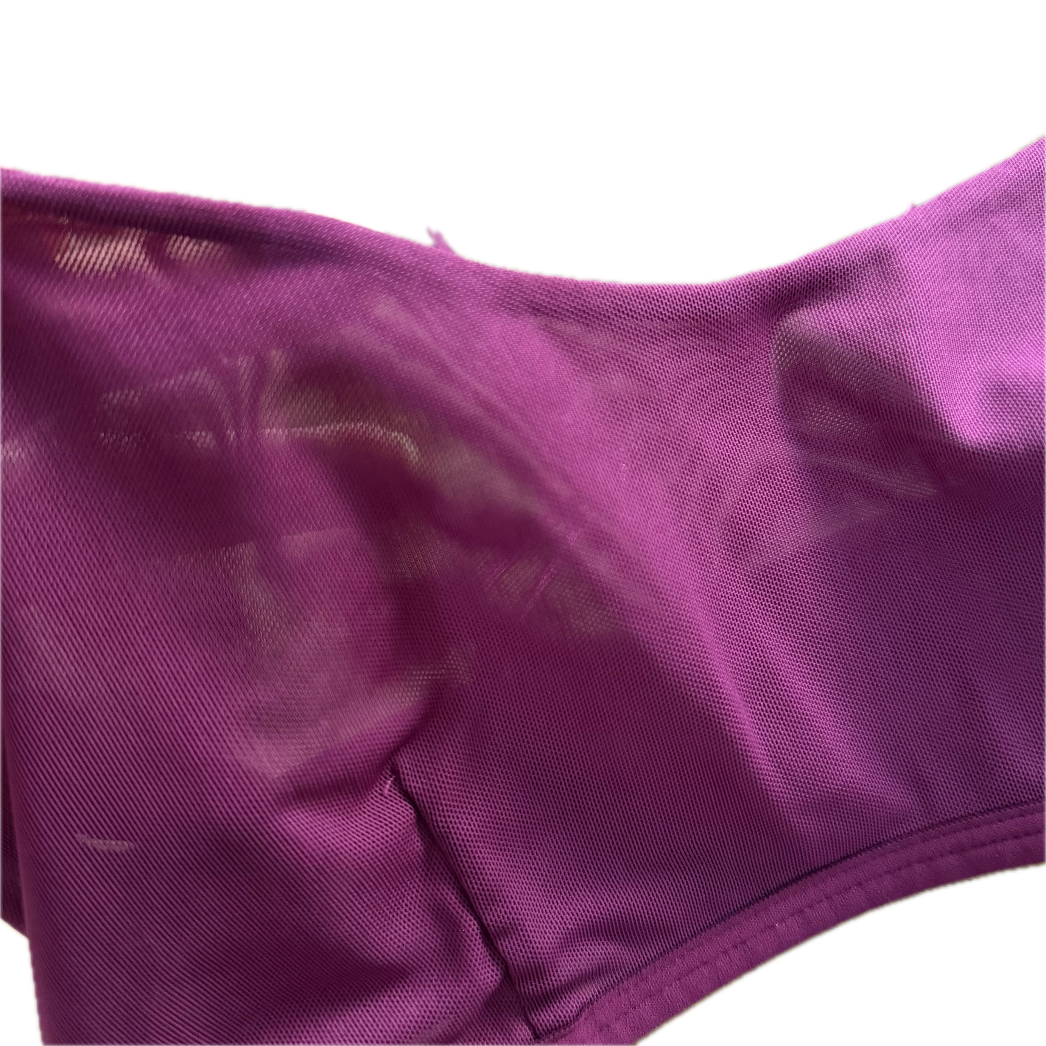 Bralette ALO talla CH color vino tela mesh