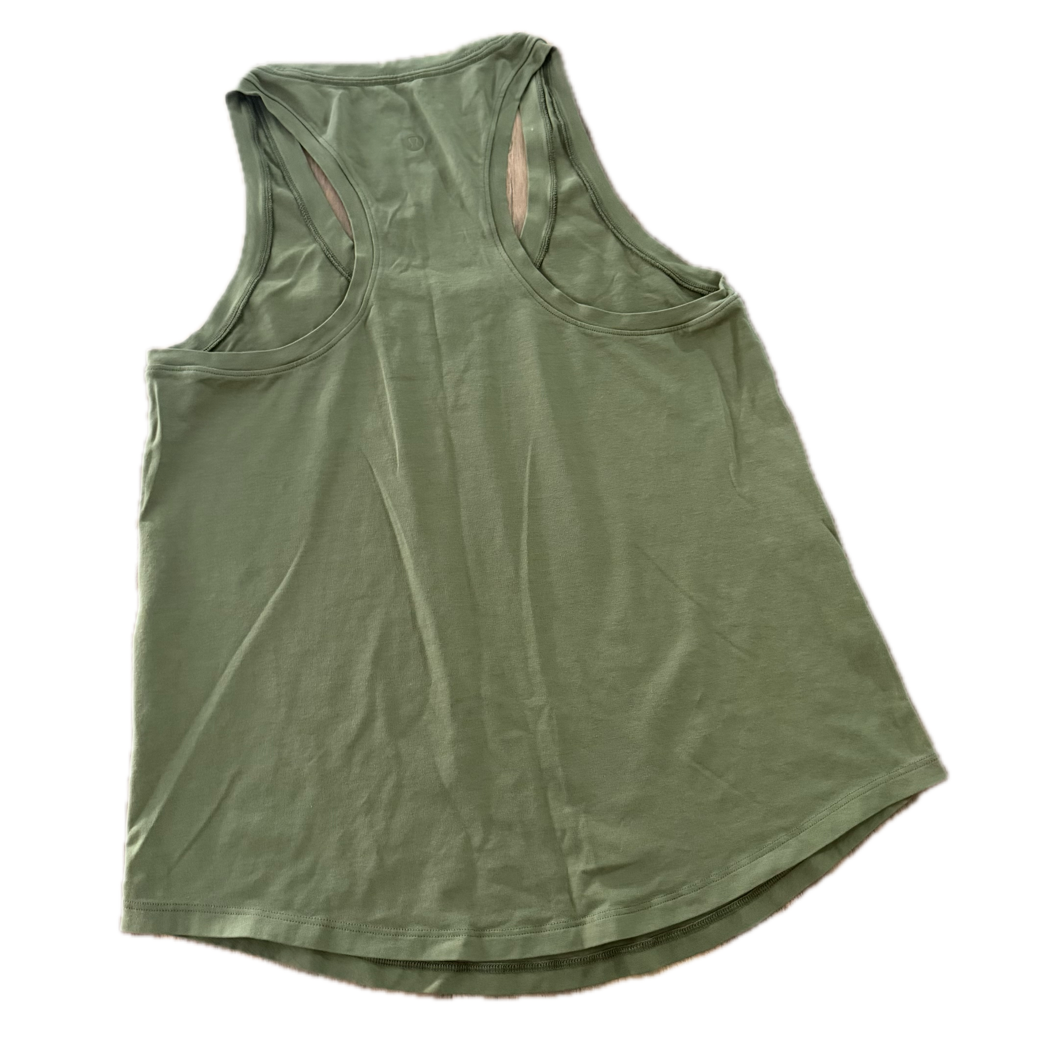 Tank Lululemon talla 6 verde tela Vitasea™