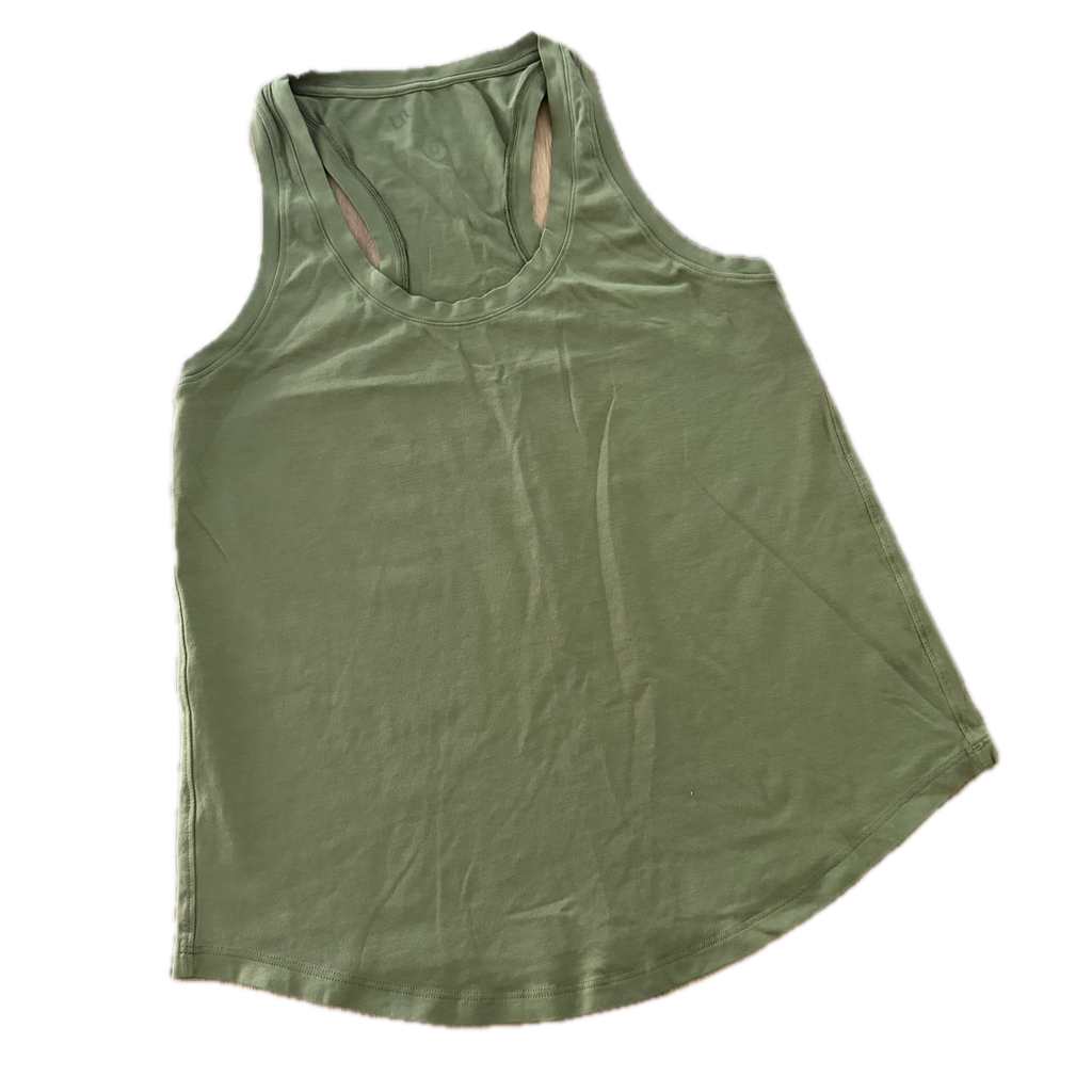 Tank Lululemon talla 6 verde tela Vitasea™