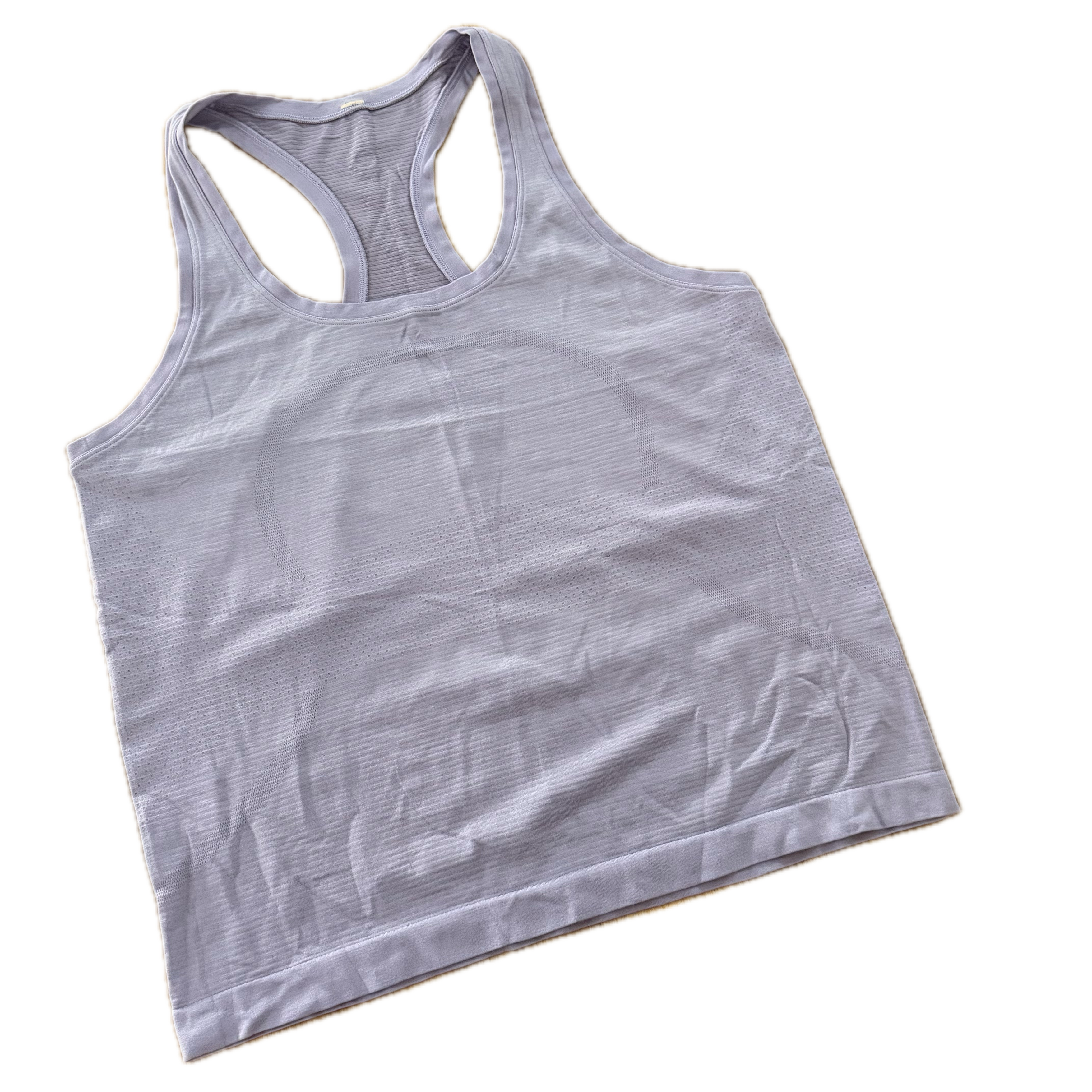 Tank Lululemon talla 8 lila tela Silverescent™
