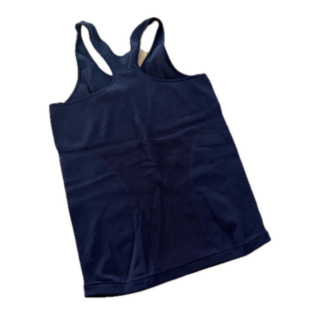 Tank Lululemon talla L azul marino tela Silverescent®