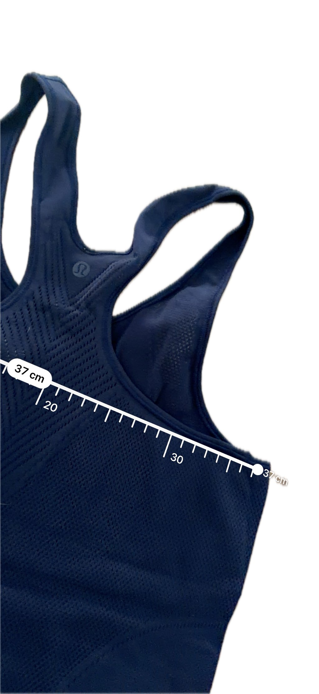 Tank Lululemon talla L azul marino tela Silverescent®