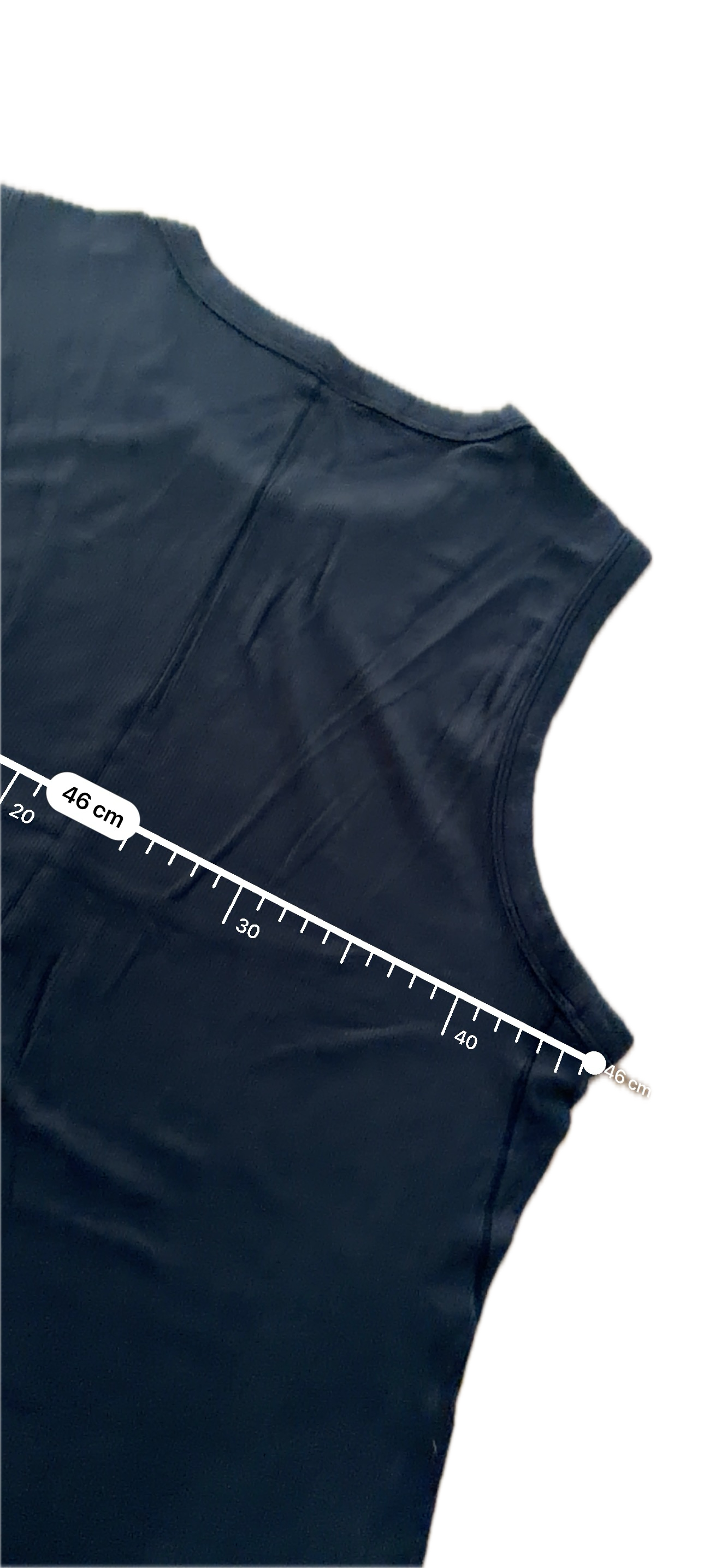 Tank Lululemon talla 10 negra tela Vitasea®