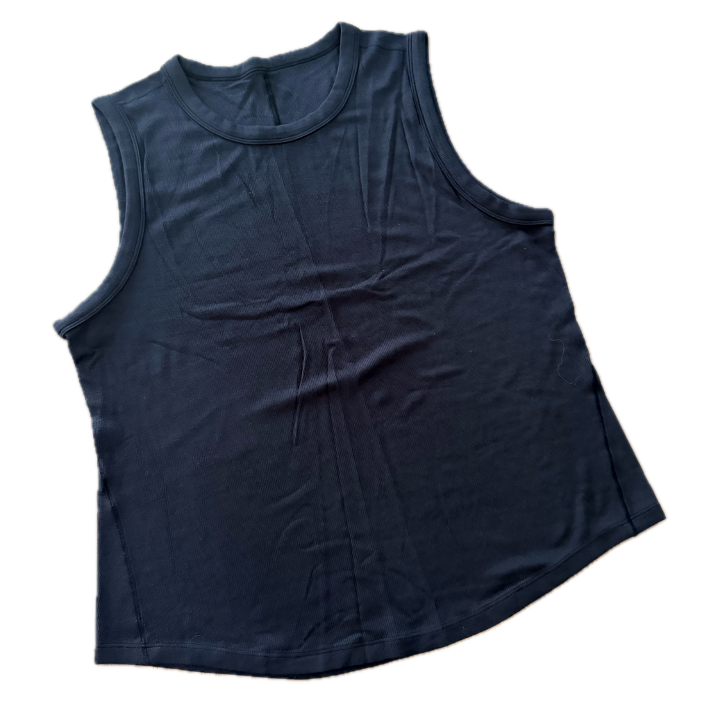 Tank Lululemon talla 10 negra tela Vitasea®