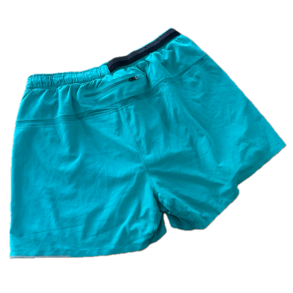 Short Lululemon talla XL azul aqua tela Nulux™ para hombre