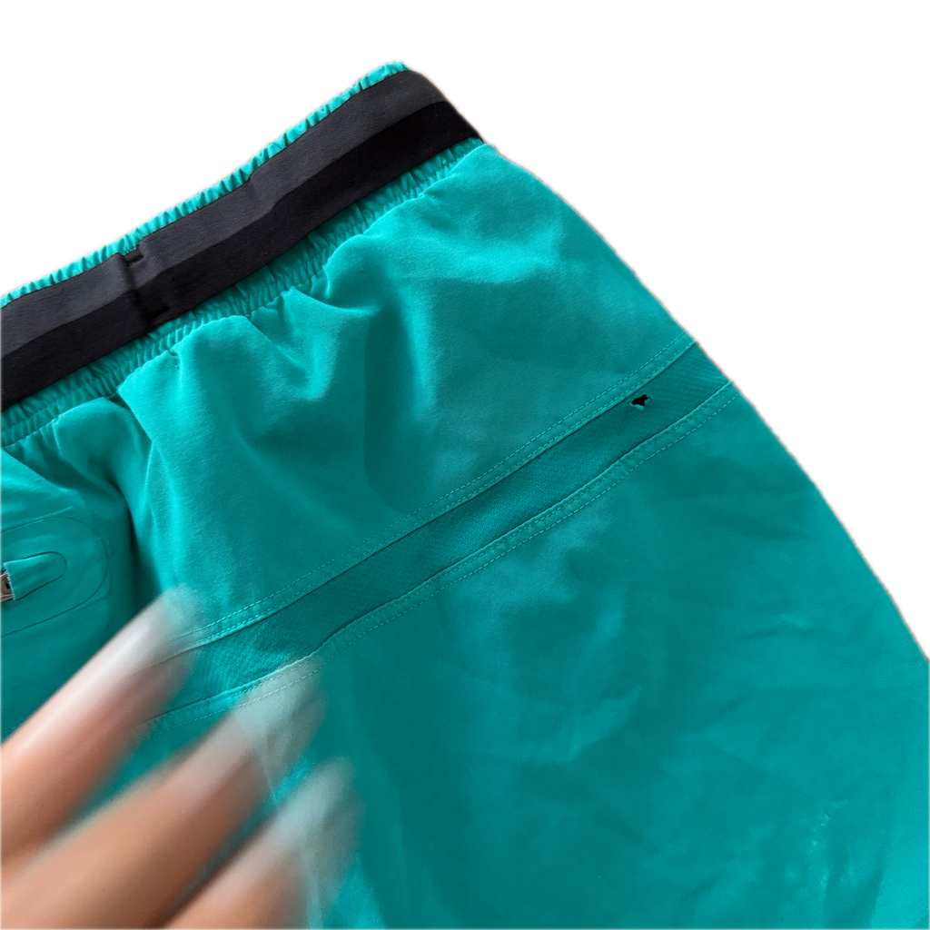 Short Lululemon talla XL azul aqua tela Nulux™ para hombre