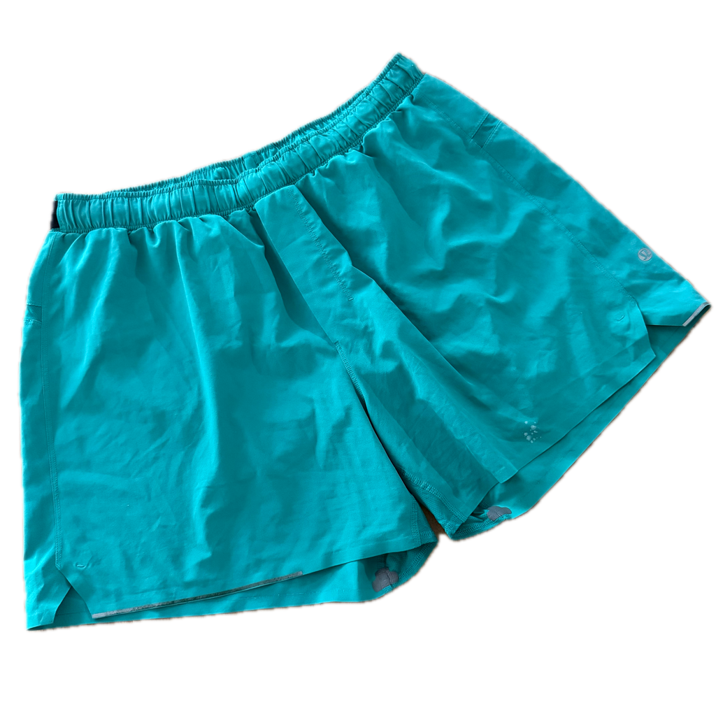 Short Lululemon talla XL azul aqua tela Nulux™ para hombre