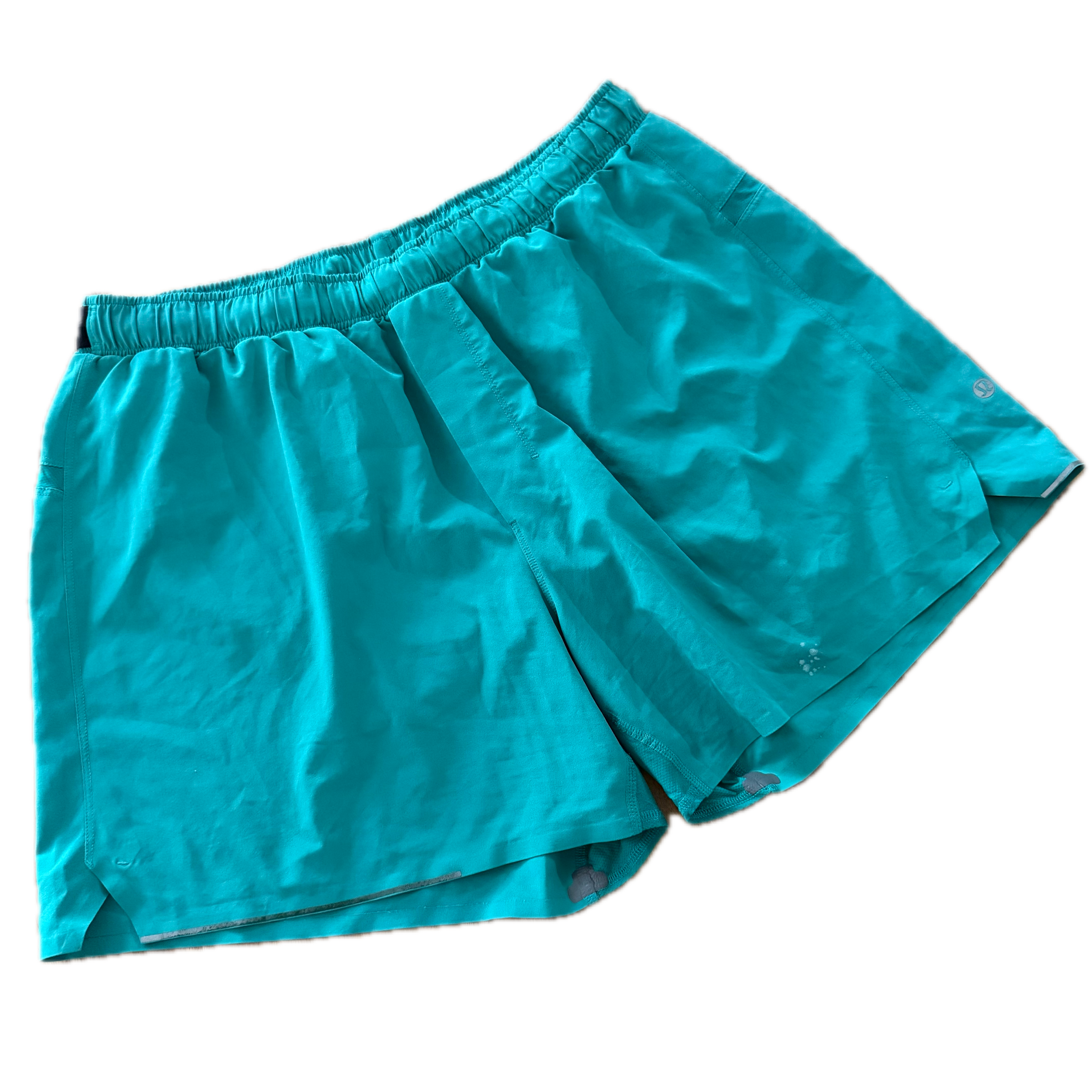 Short Lululemon talla XL azul aqua tela Nulux™ para hombre