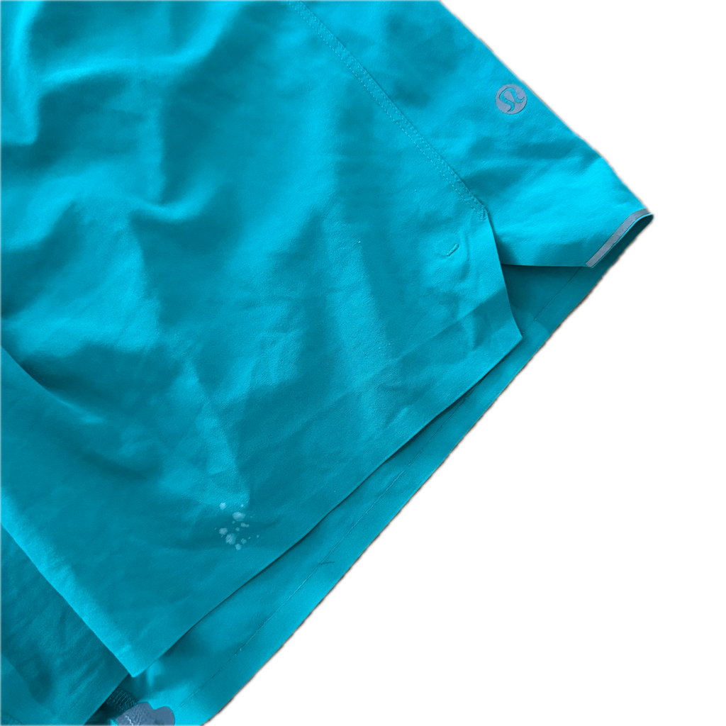 Short Lululemon talla XL azul aqua tela Nulux™ para hombre