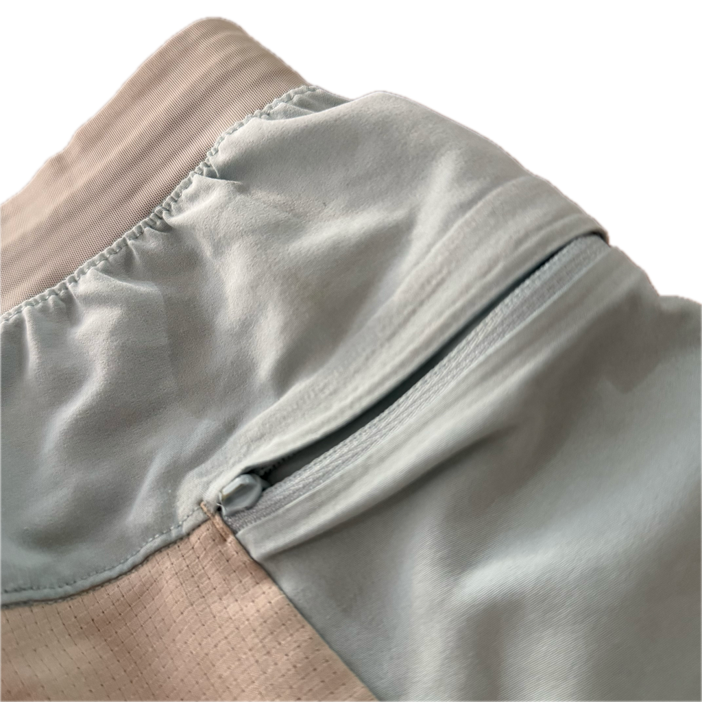 Short Lululemon talla XL azul y blanco tela Nulux™ para hombre