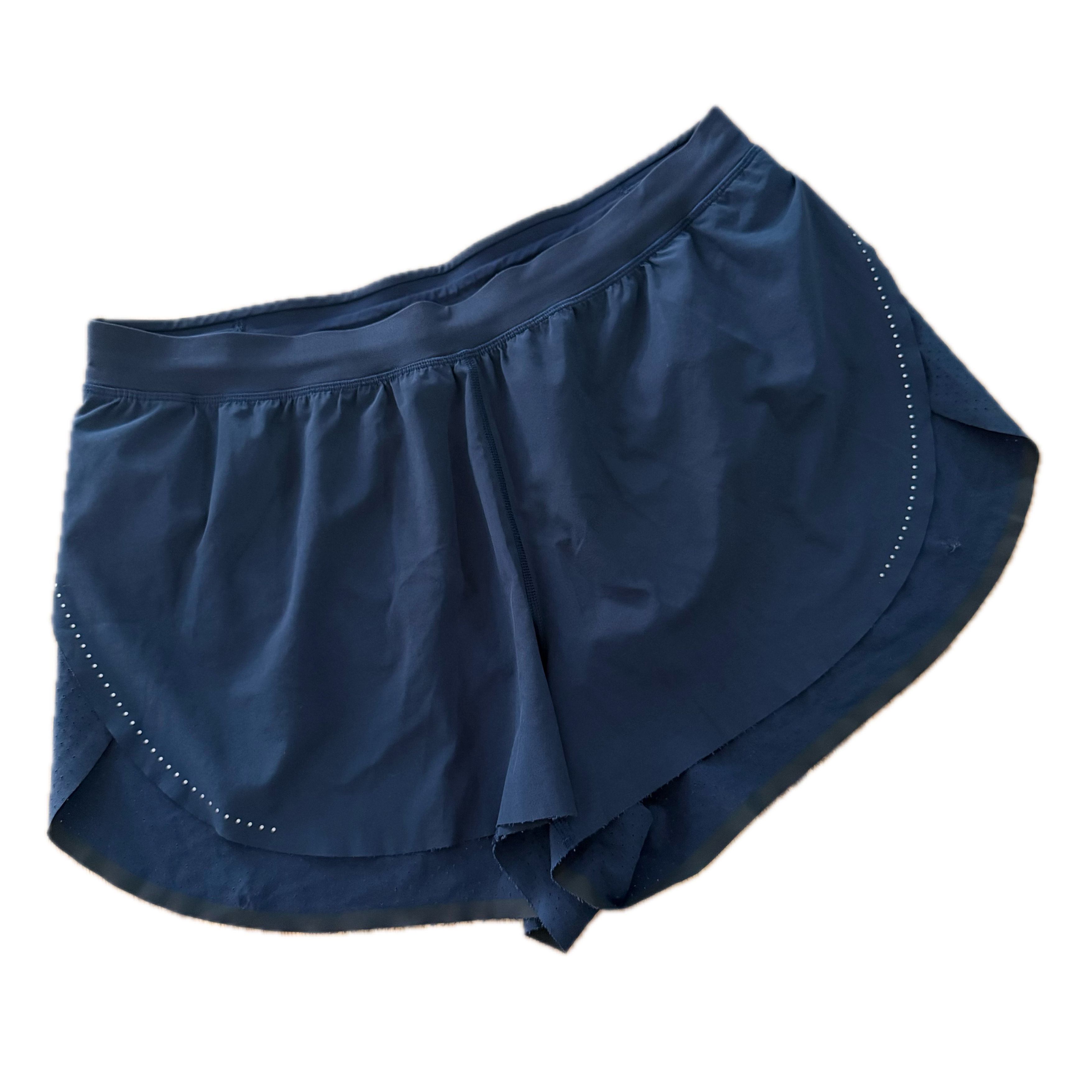 Short Lululemon talla 12 azul tela Nulux™