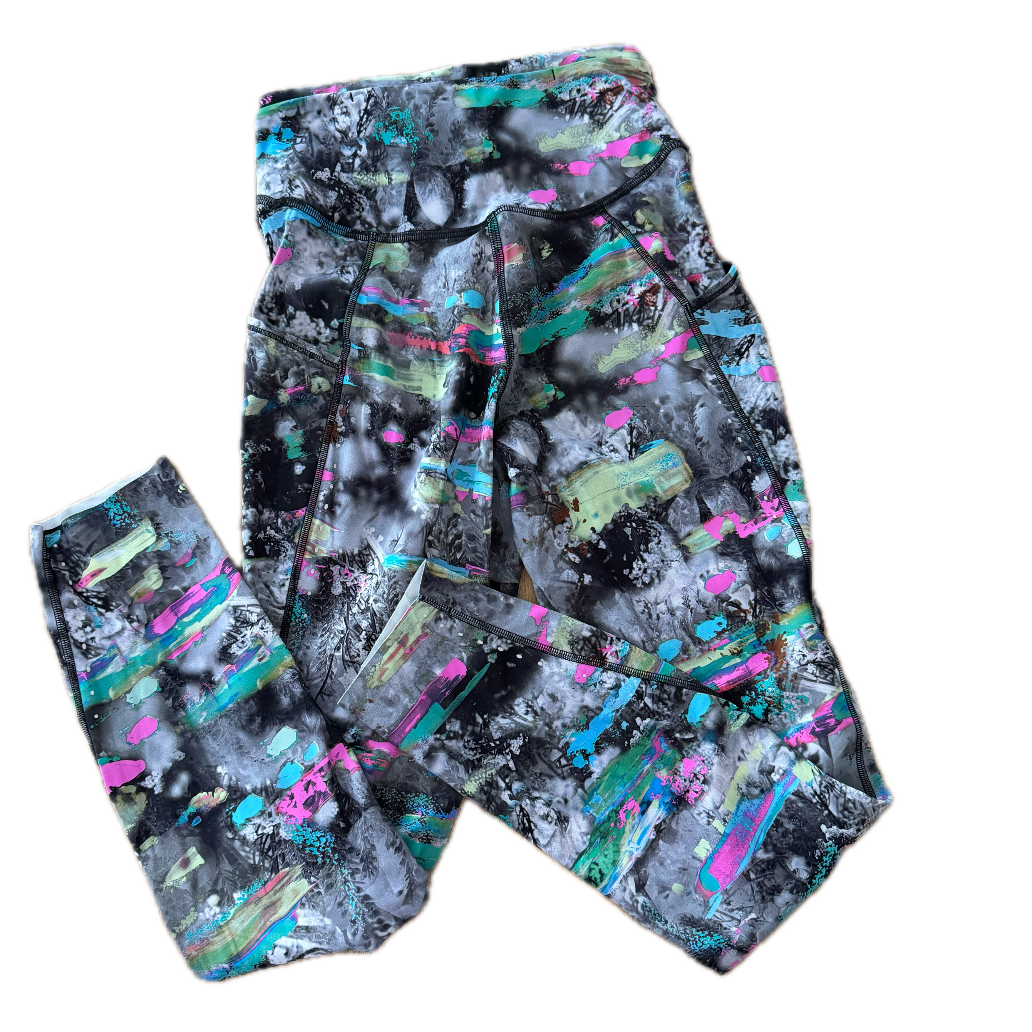 Legging Lululemon talla 2 color print tela Luxtreme™