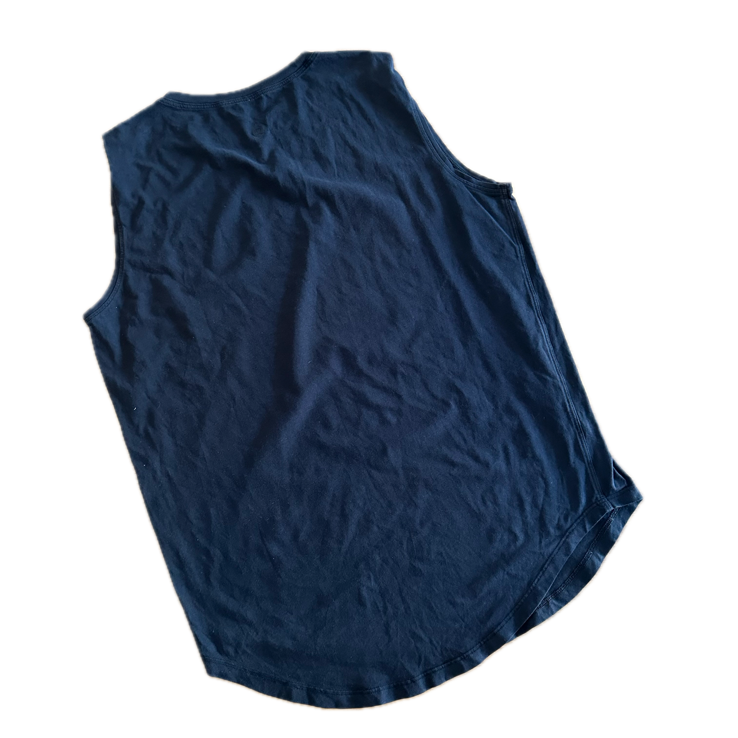 Tank 8 negra de algodón