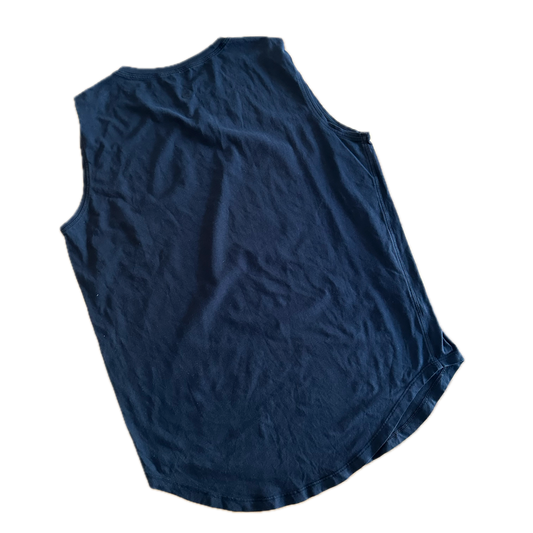 Tank 8 negra de algodón