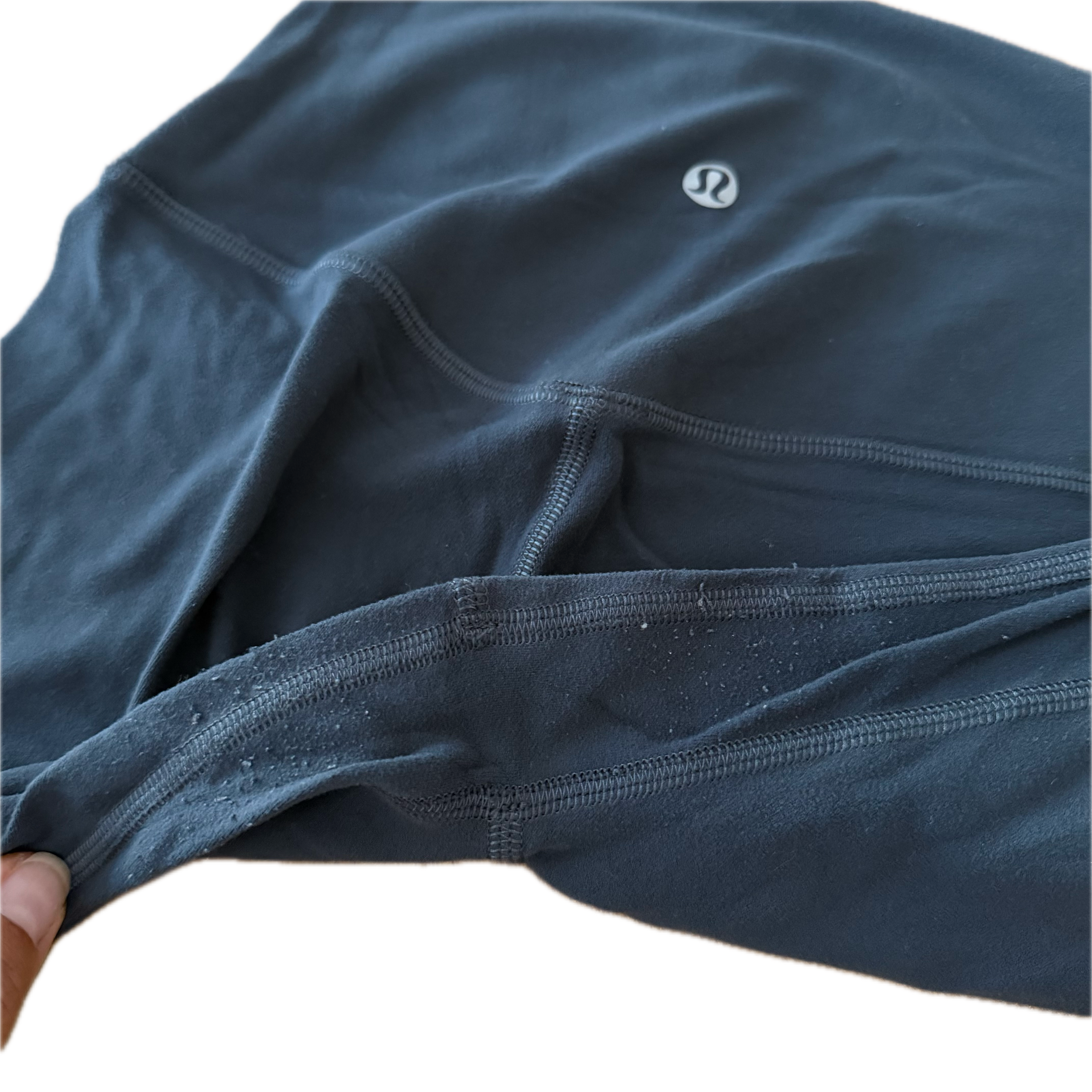 Legging Lululemon talla 2 color gris tela Nulu™