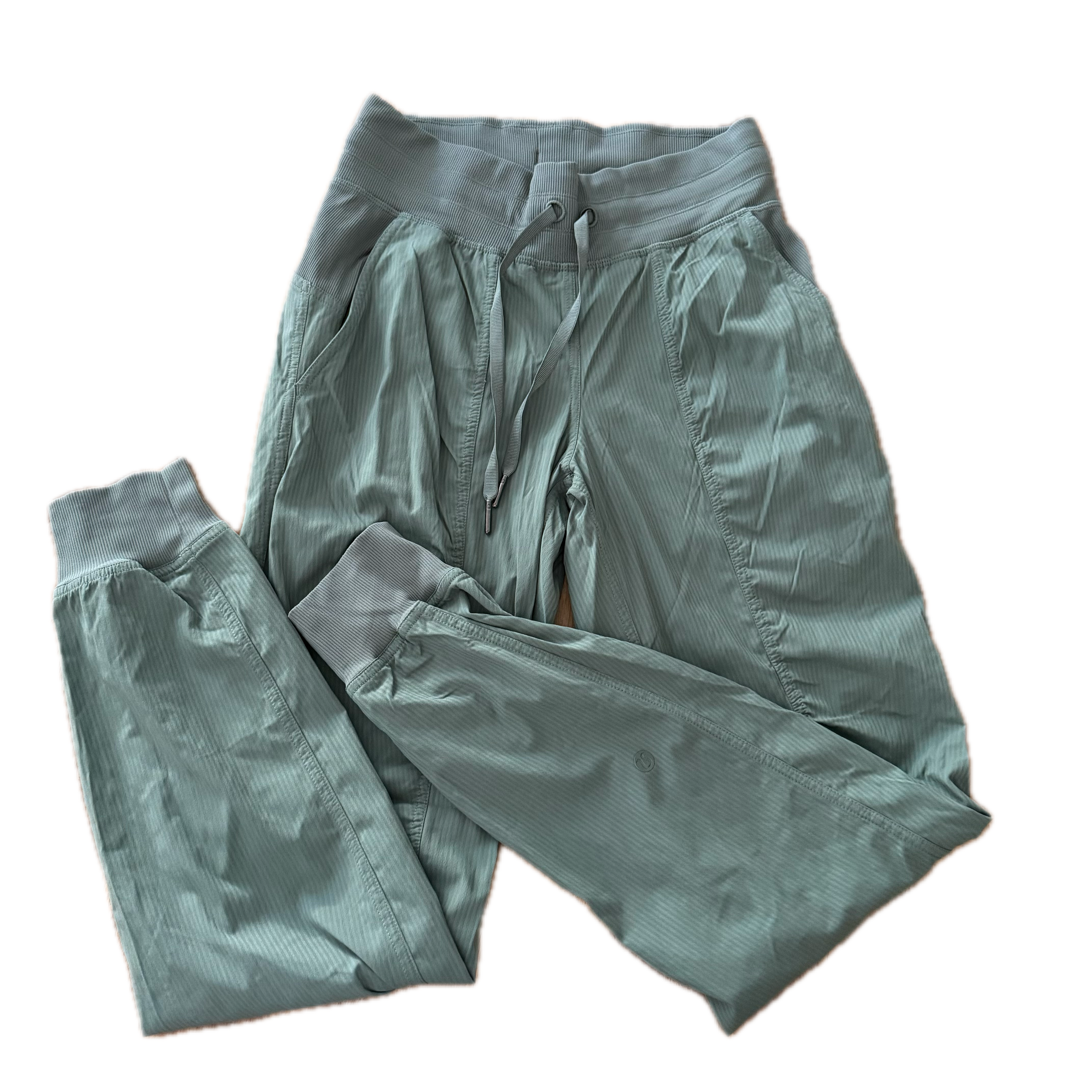 Jogger Lululemon talla 2 color menta tela Warpstreme™