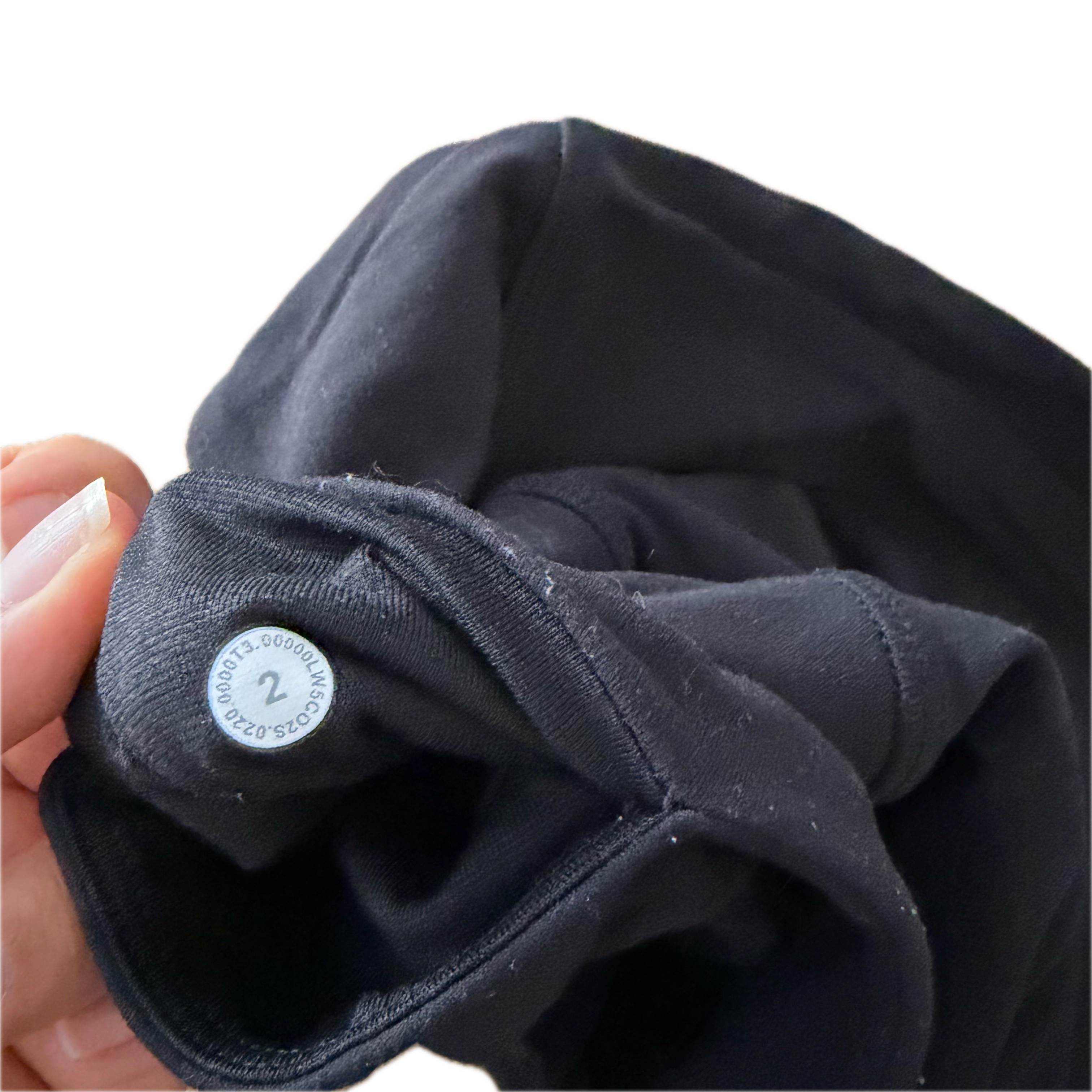 Jogger Lululemon talla 2 color negro tela Nulu™