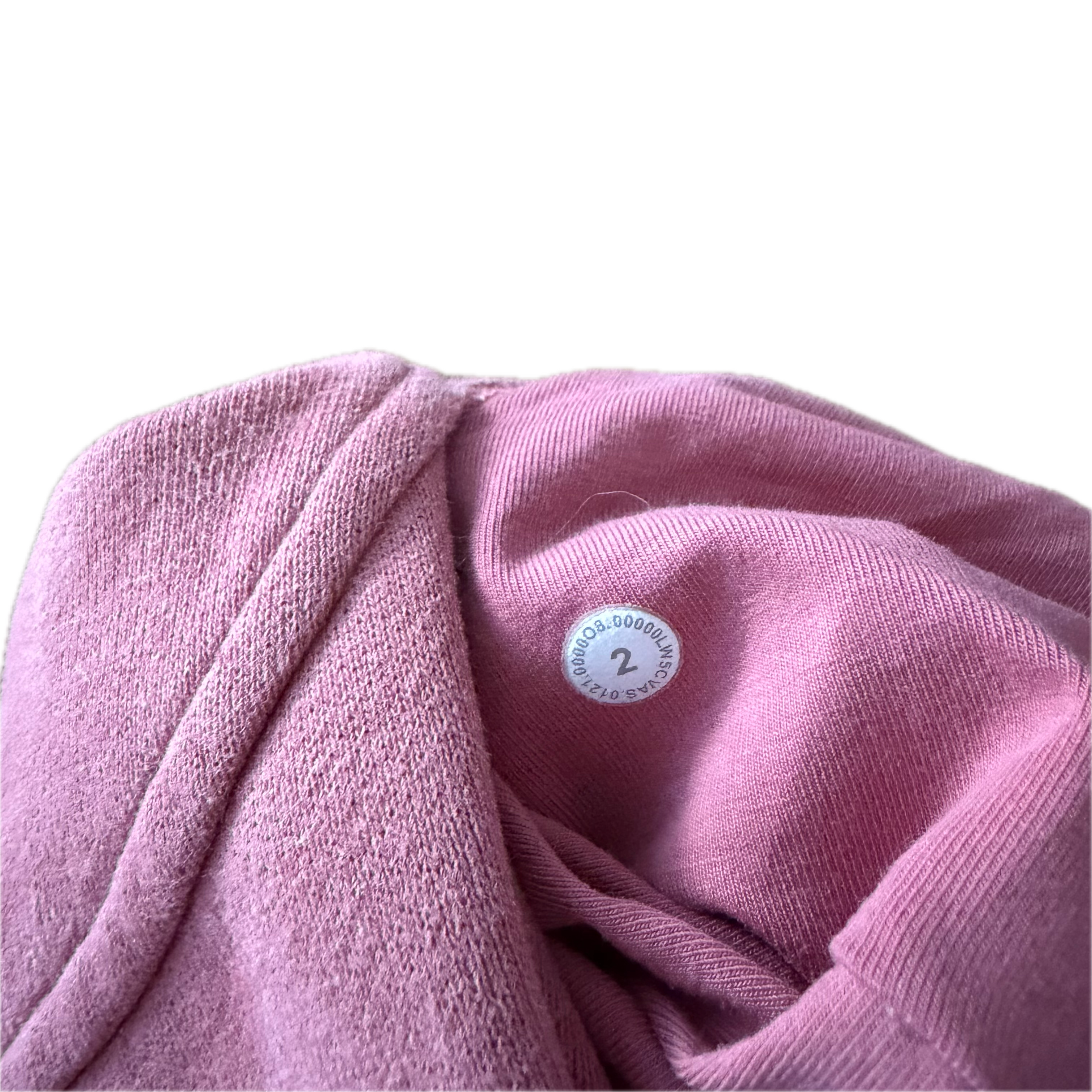 Pants Lululemon talla 2 color rosa tela Luon®