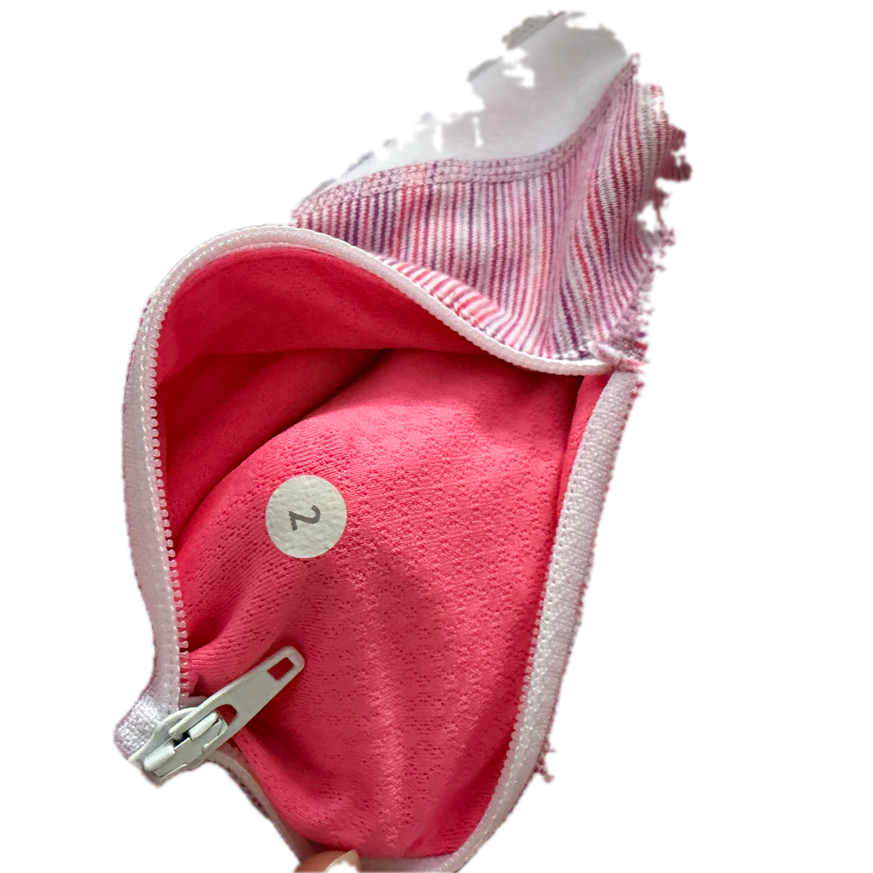 Jacket Lululemon talla 2 color rosa tela Luon®