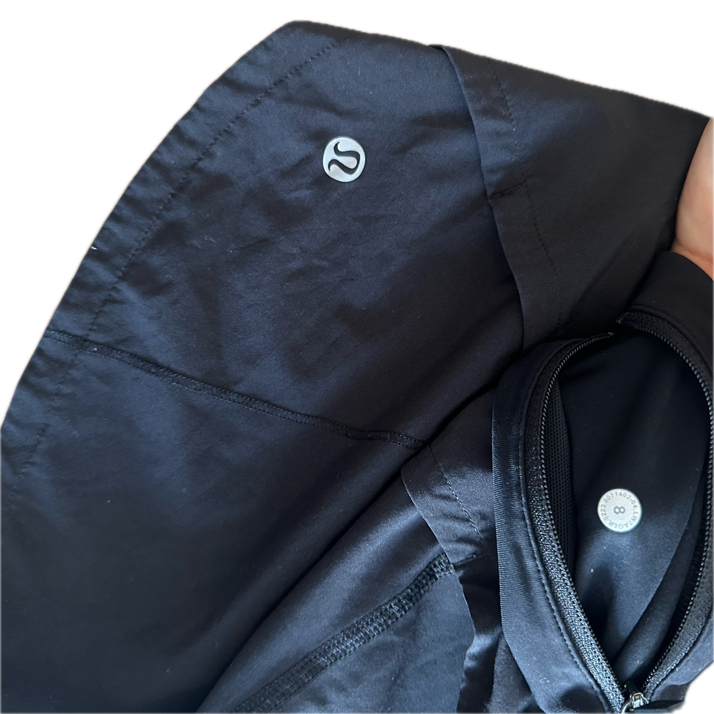 Short 8 negro para running